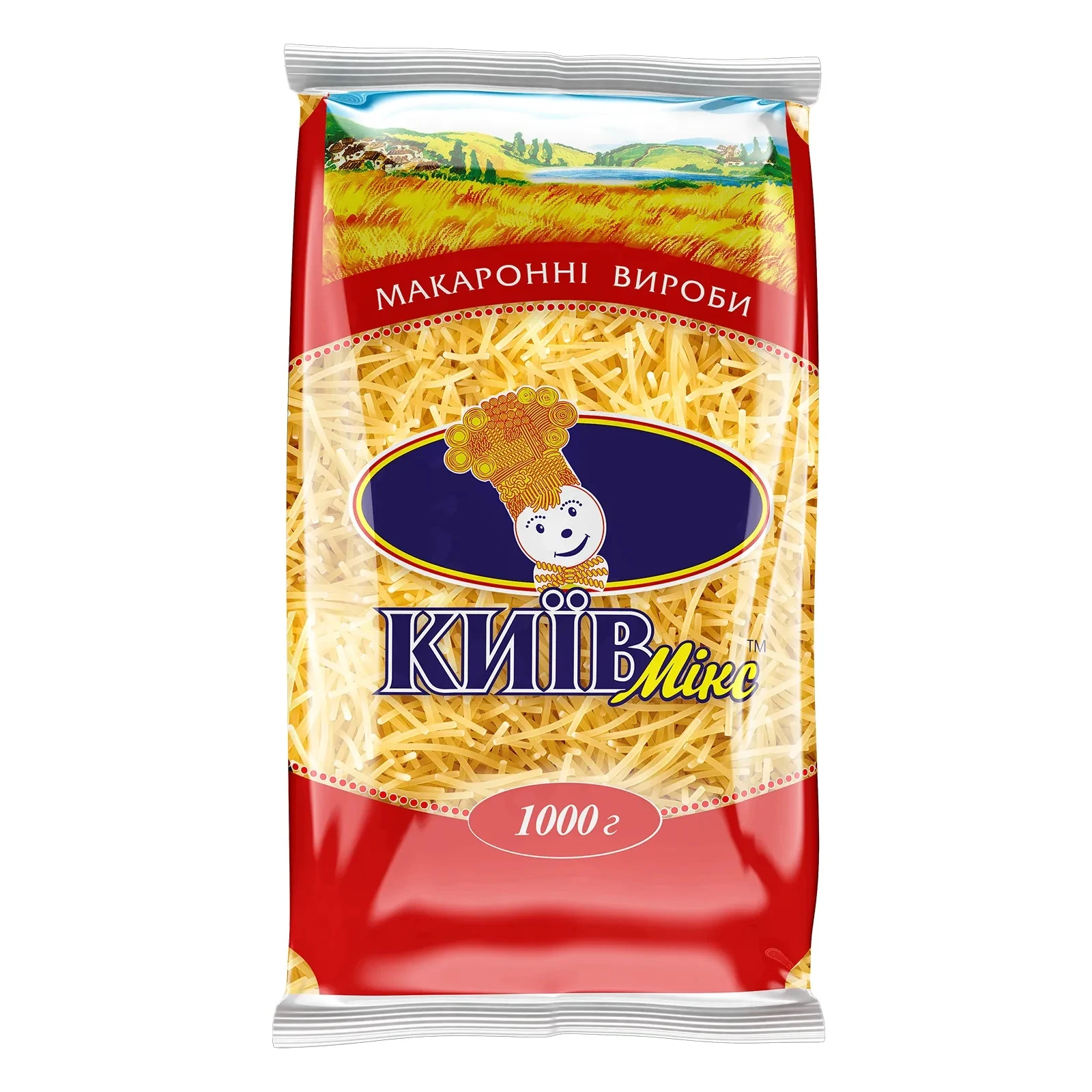 Макарони Київ Мікс 1кг вермішель Фото №:1