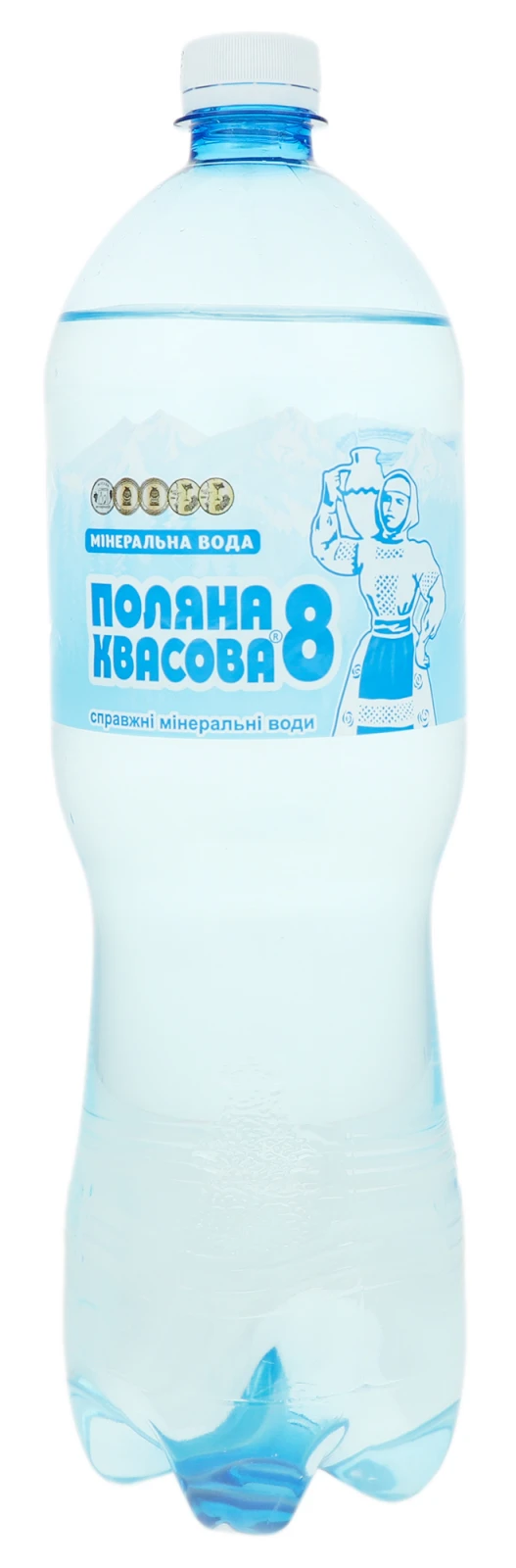 Вода Поляна квасова-8 1,5л мінеральна газ Фото №:1