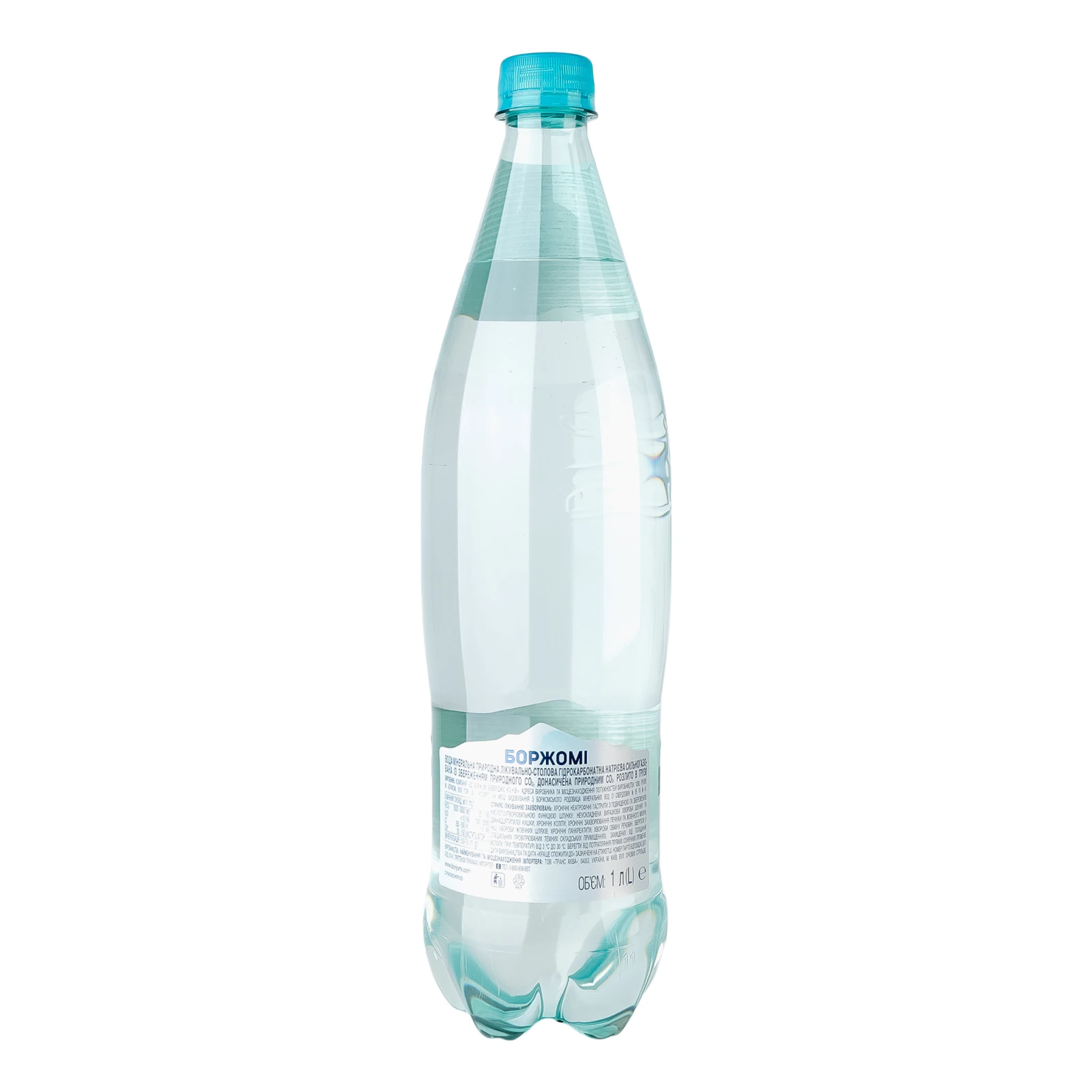 Вода мінеральна Borjomi природна лікувально-столова сильногазована 1л фото 2