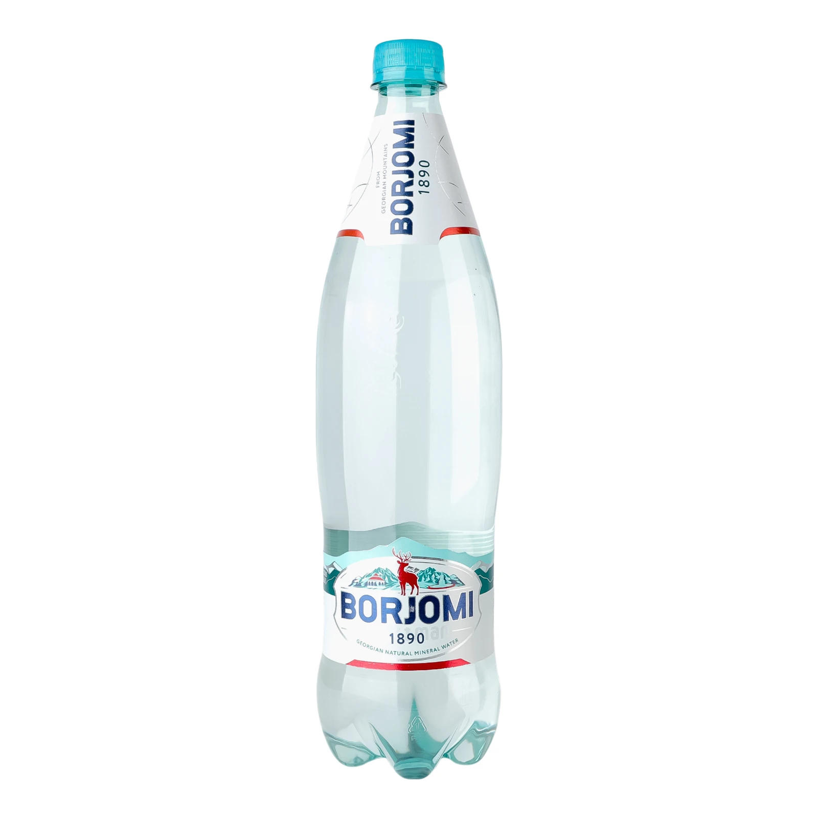 Вода мінеральна Borjomi природна лікувально-столова сильногазована 1л