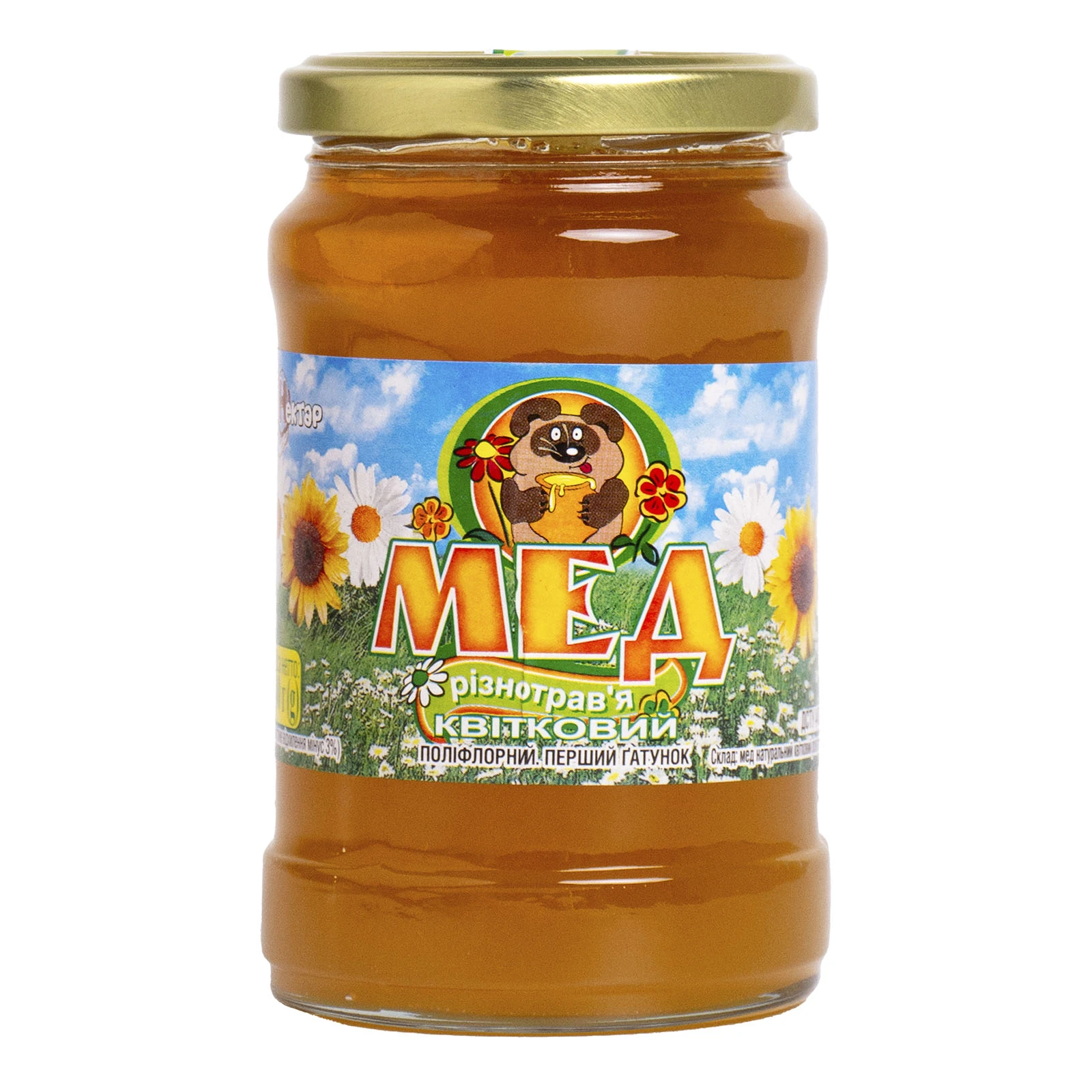 Мед Нектар різнотрав'я квітковий 400г Фото №:1