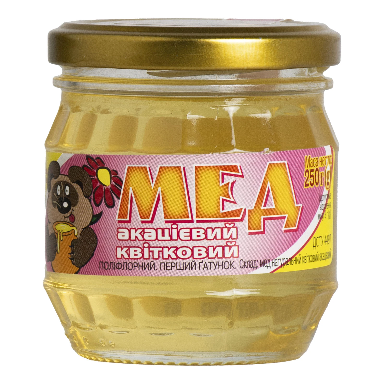Мед Нектар акацієвий квітковий 250г Фото №:1