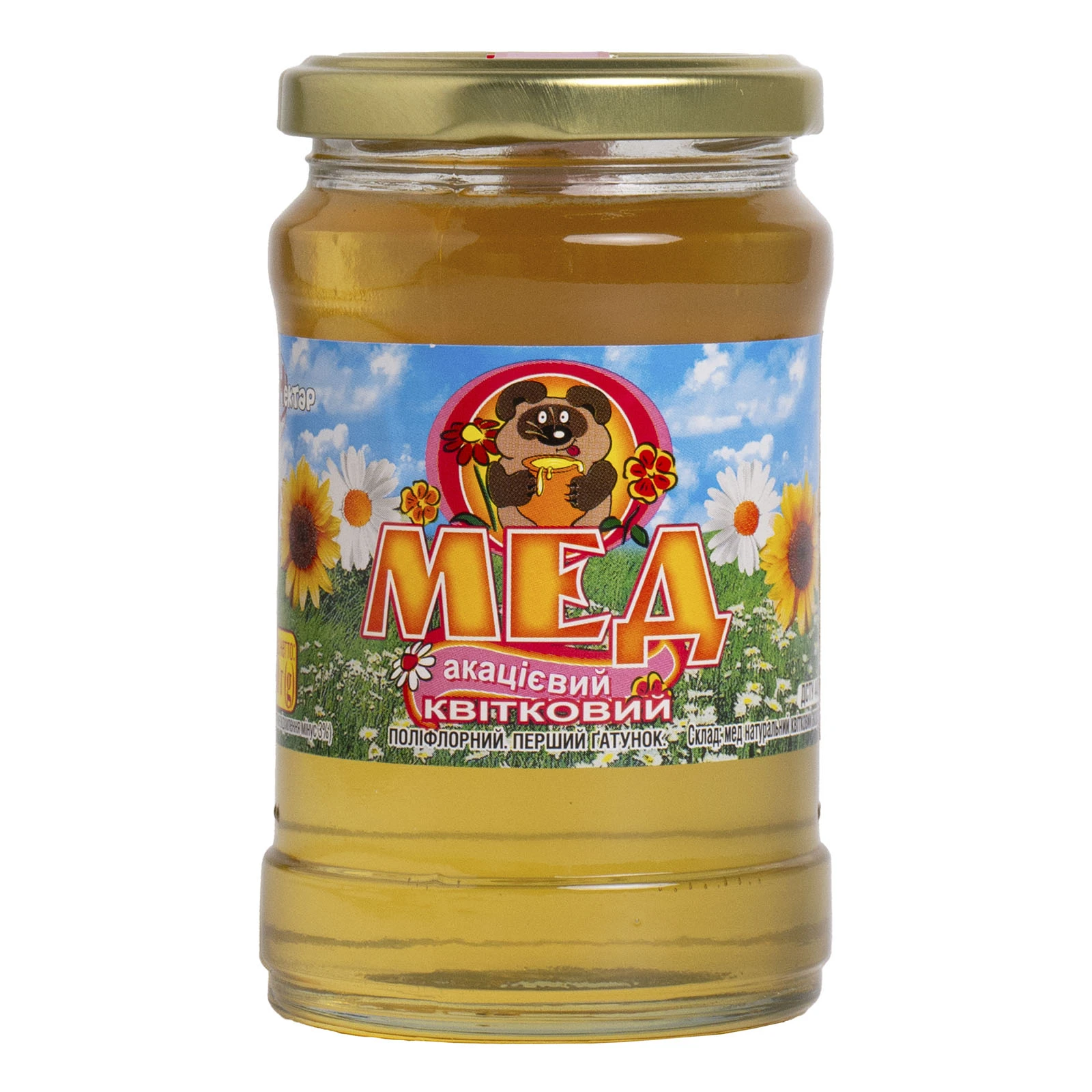 Мед Нектар квітковий акацієвий 400г Фото №:1