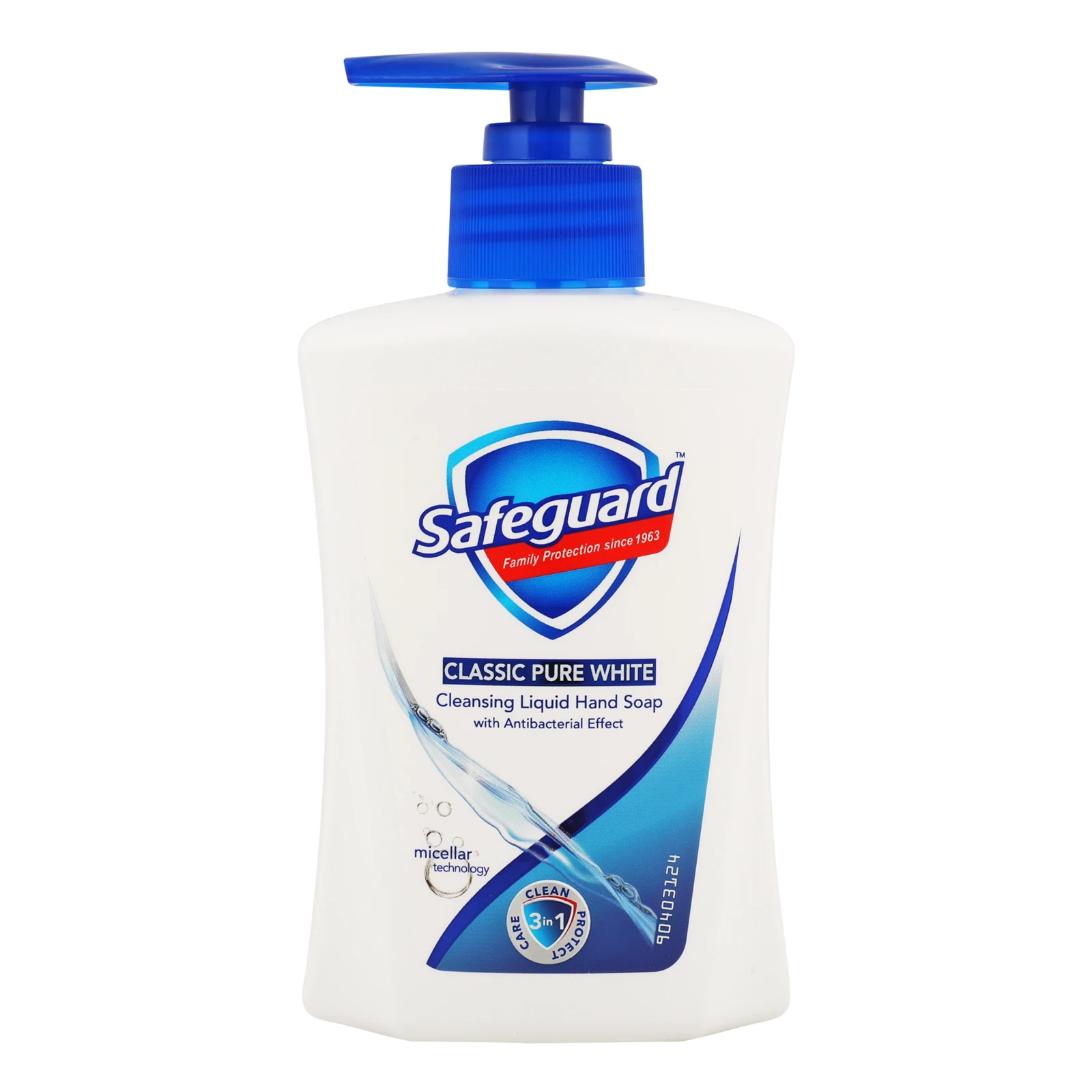 Мило Safeguard рідке Classic Pure white 225мл