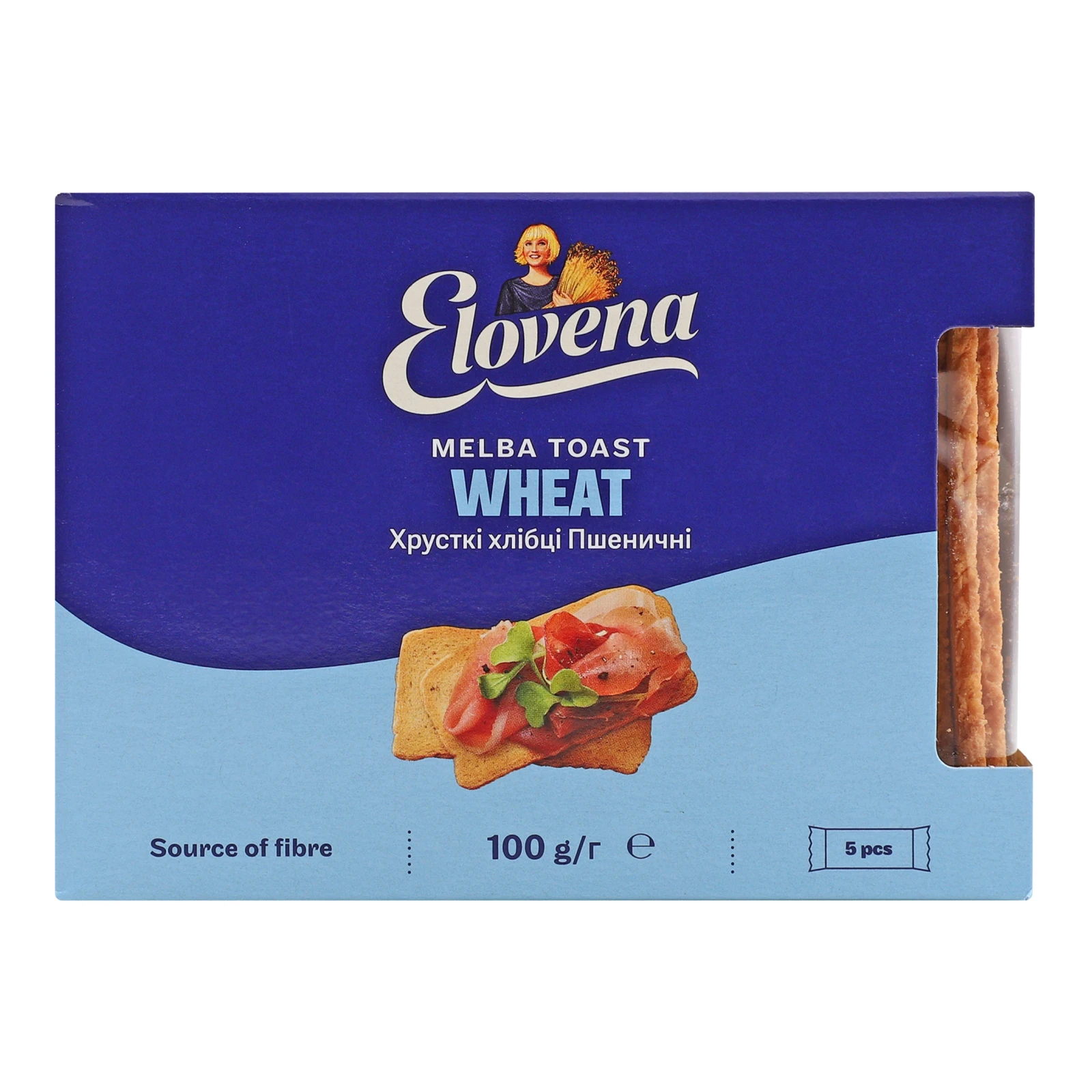 Хлібці Elovena хрусткі пшеничні 100г