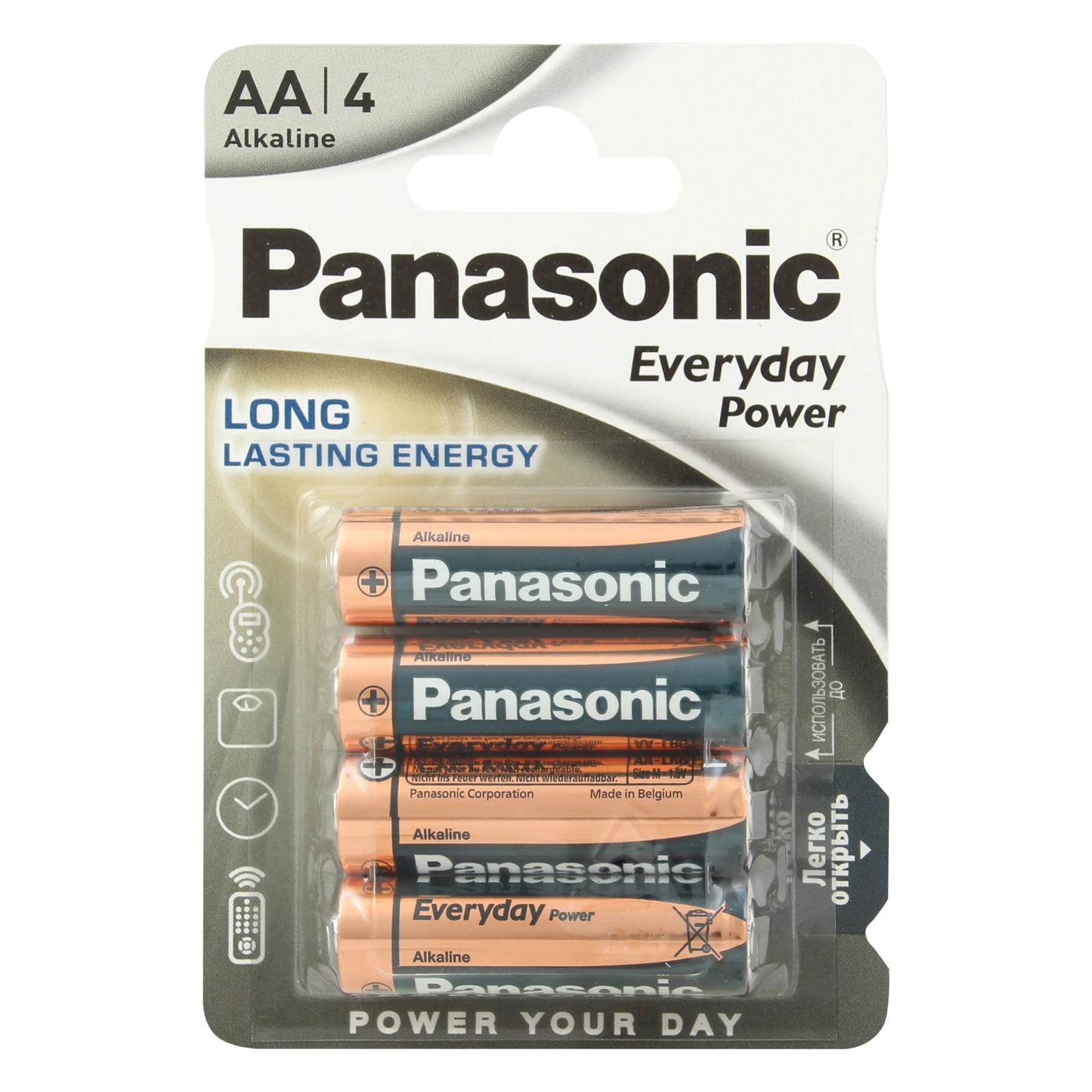 Батарейки Panasonic Everyday Power АА 4шт Фото №:1