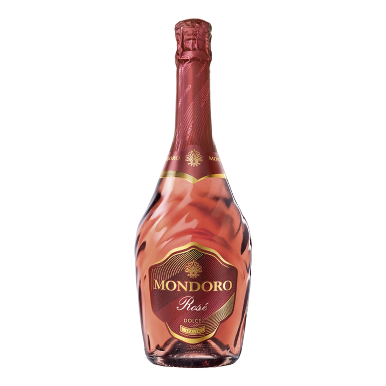 Вино ігристе Mondoro Rose рожеве солодке 9.5% 0.75л Фото навігації №:1