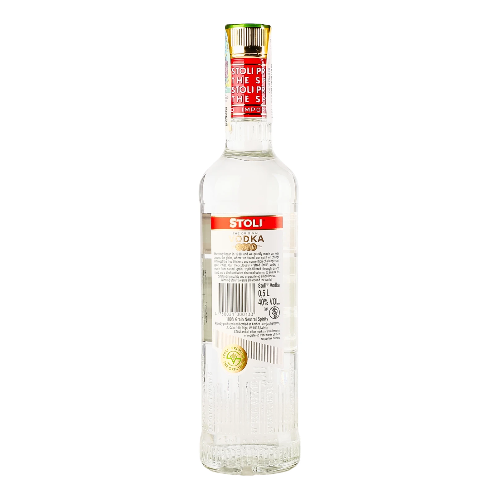 Горілка Stolichnaya 40% 0.5л фото 2