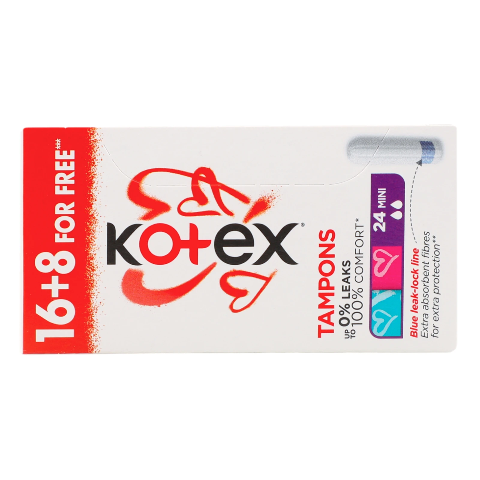 Тампони Kotex 16шт Міні Фото №:2