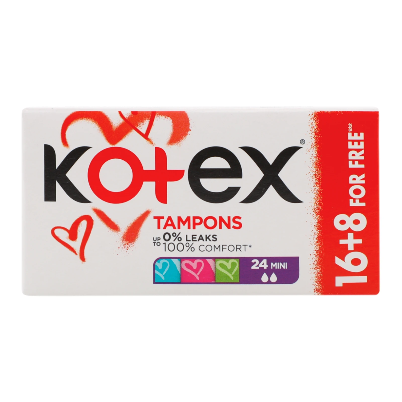 Тампони Kotex 16шт Міні Фото №:1