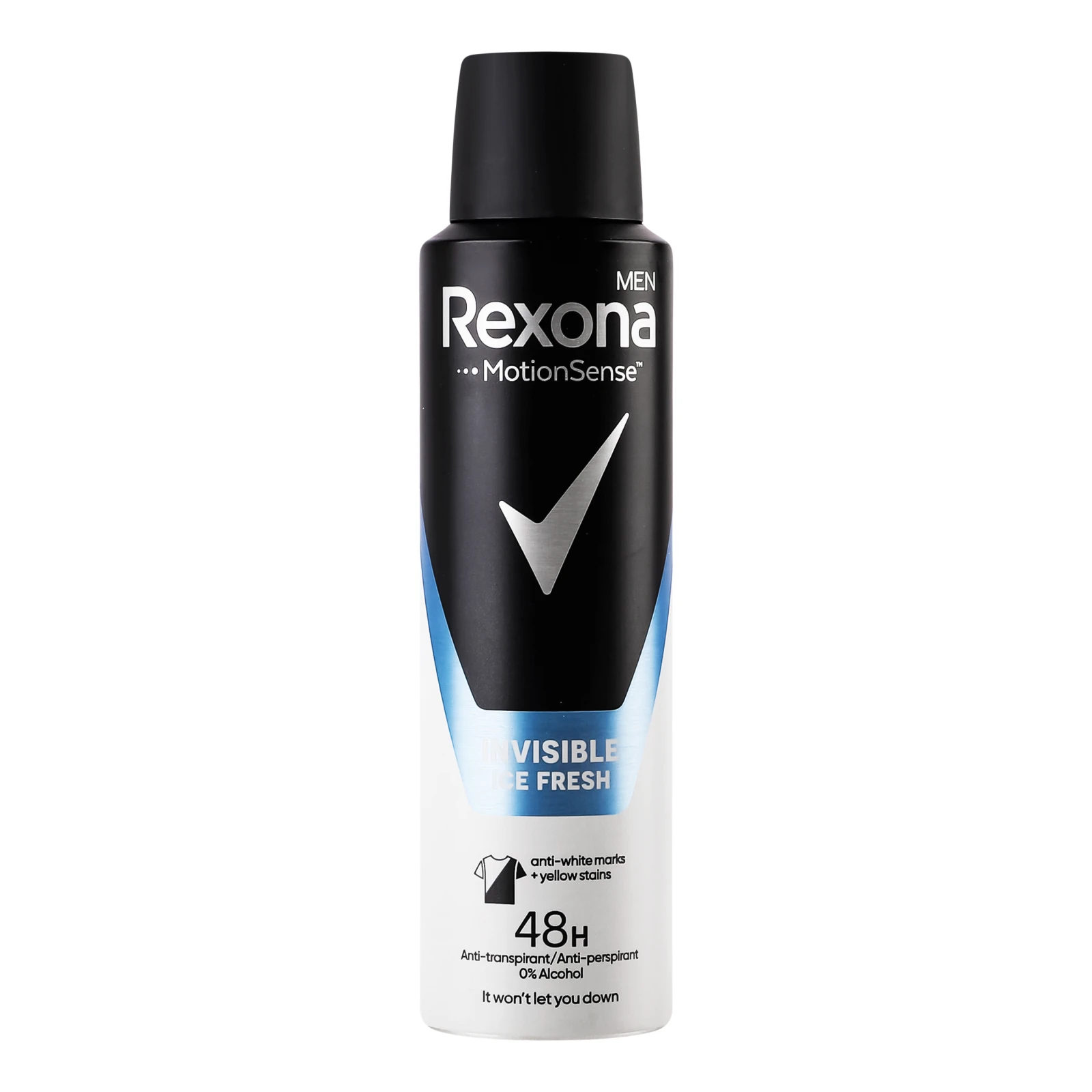 Антиперспірант Rexona Men Invisible Ice Fresh аерозоль 150мл Фото №:1