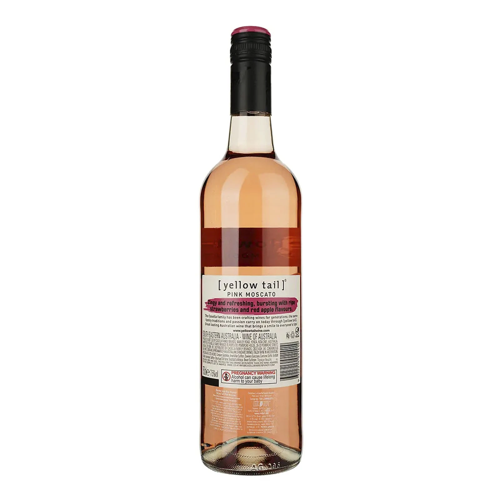Вино Yellow Tail Pink Moscato 0,75л рожеве н/сол Фото №:2