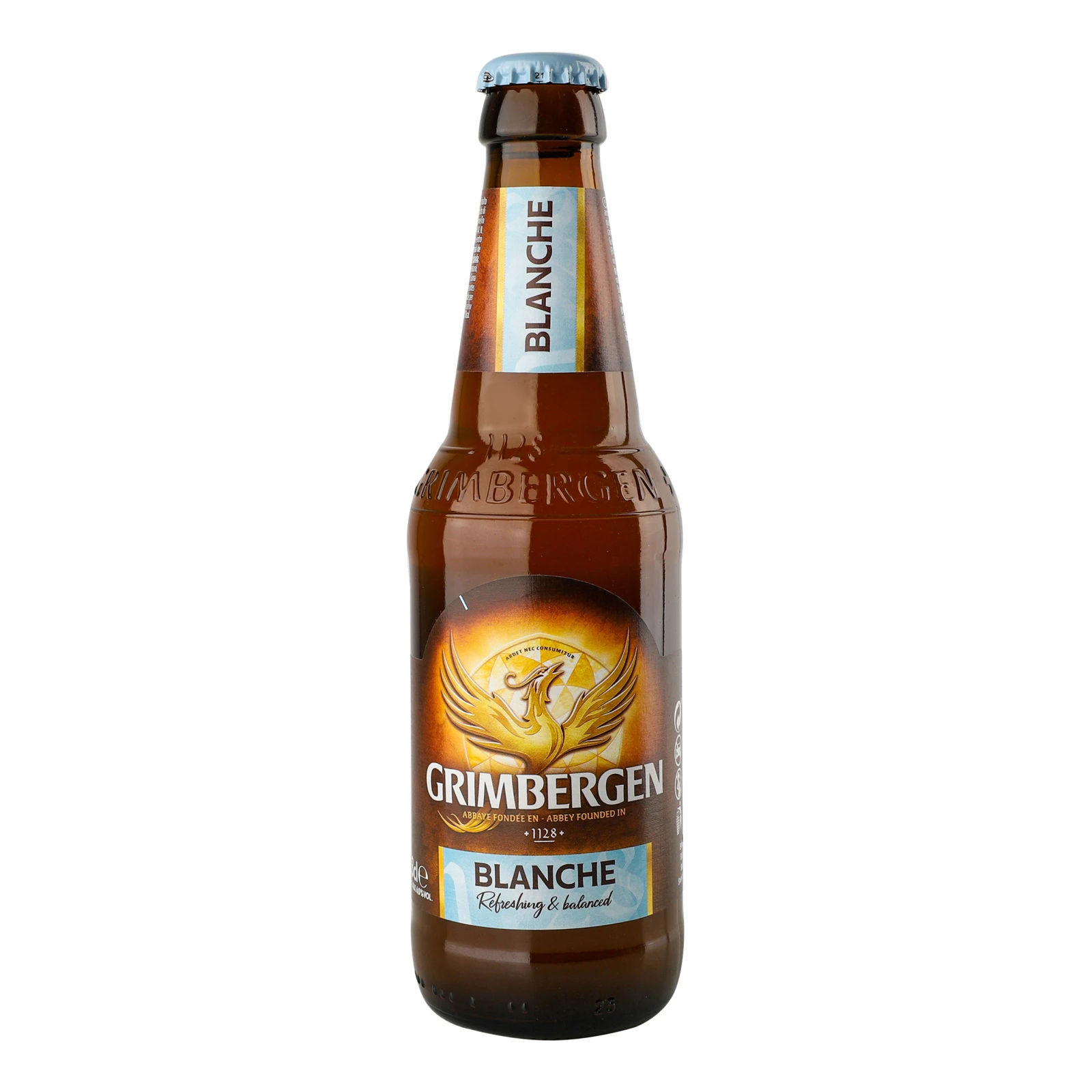 Пиво Grimbergen Blanche спеціальне світле пастеризоване 6% 0.33л