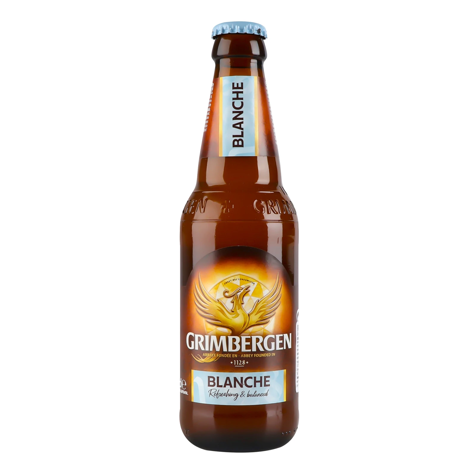 Пиво спеціальне Grimbergen Blanche світле пастеризоване 6% Фото навігації №:1