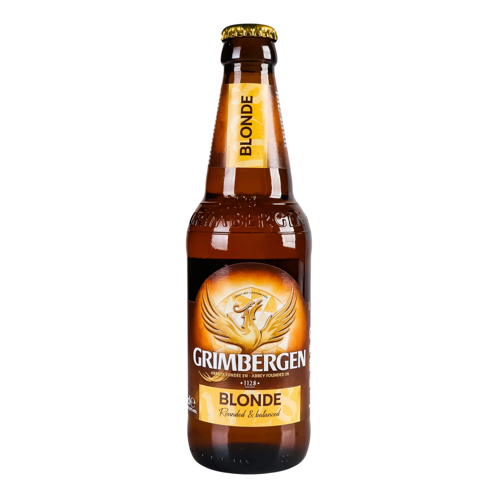 Пиво Grimbergen Blonde спеціальне світле пастеризоване 6.7% 0.33л Фото №:1