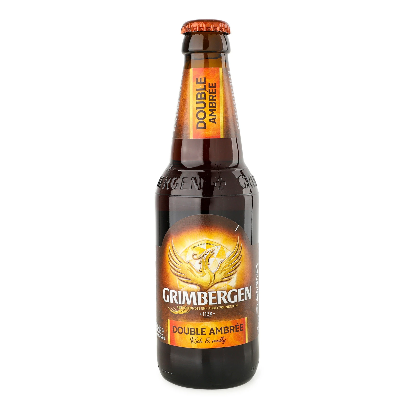 Пиво Grimbergen Double Ambree спеціальне темне пастеризоване 6.5% 0.33л Фото №:1