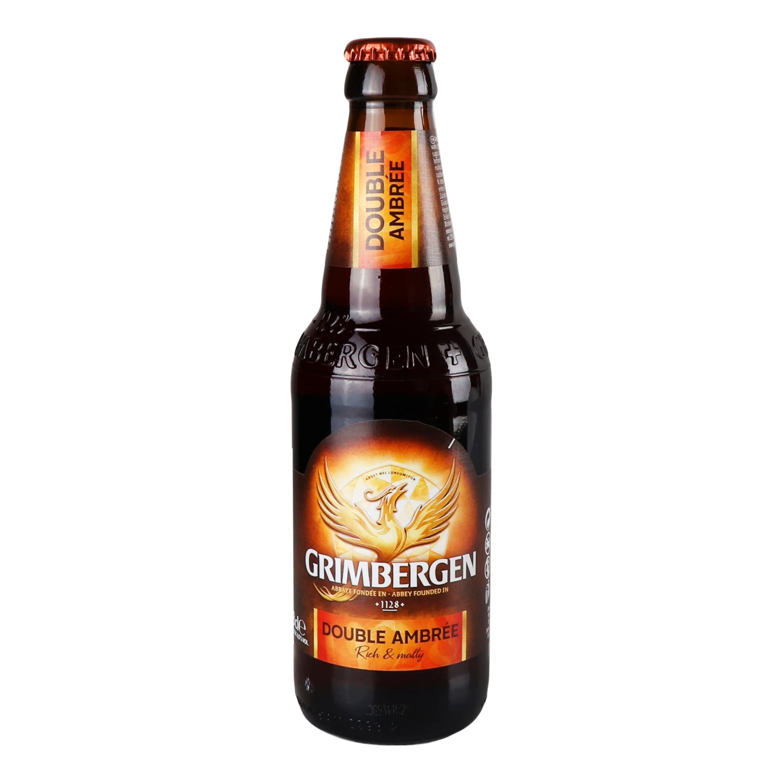 Пиво спеціальне Grimbergen Double Ambree темне пастеризоване 6.5% 0.33л Фото навігації №:1