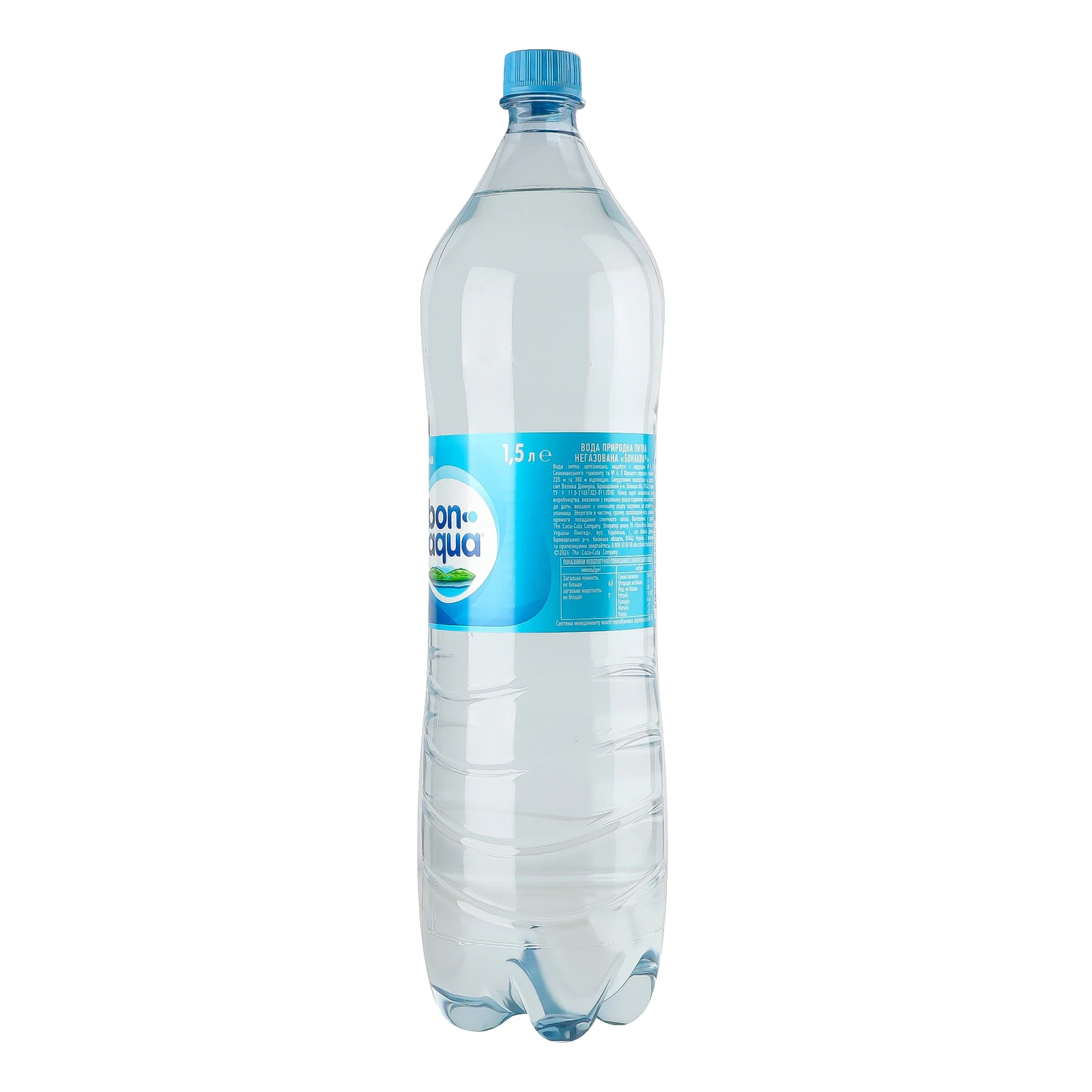 Вода BonAqua питна негазована 1.5л фото 2