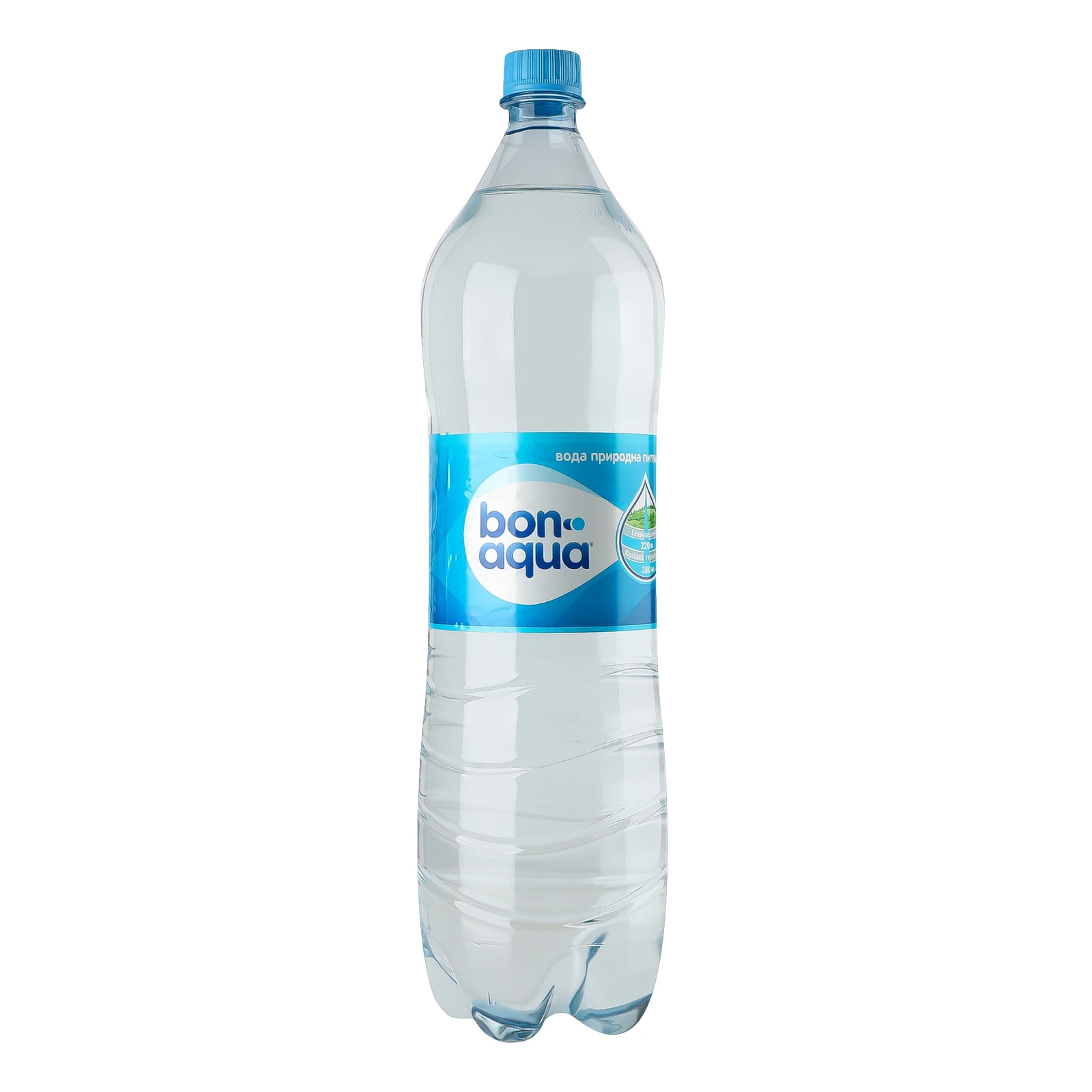 Вода BonAqua питна негазована 1.5л Фото №:1