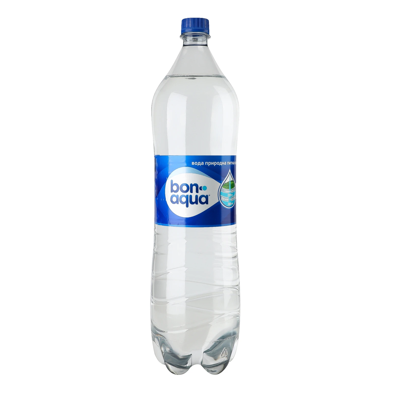 Вода BonAqua питна сильногазована 1.5л Фото №:1