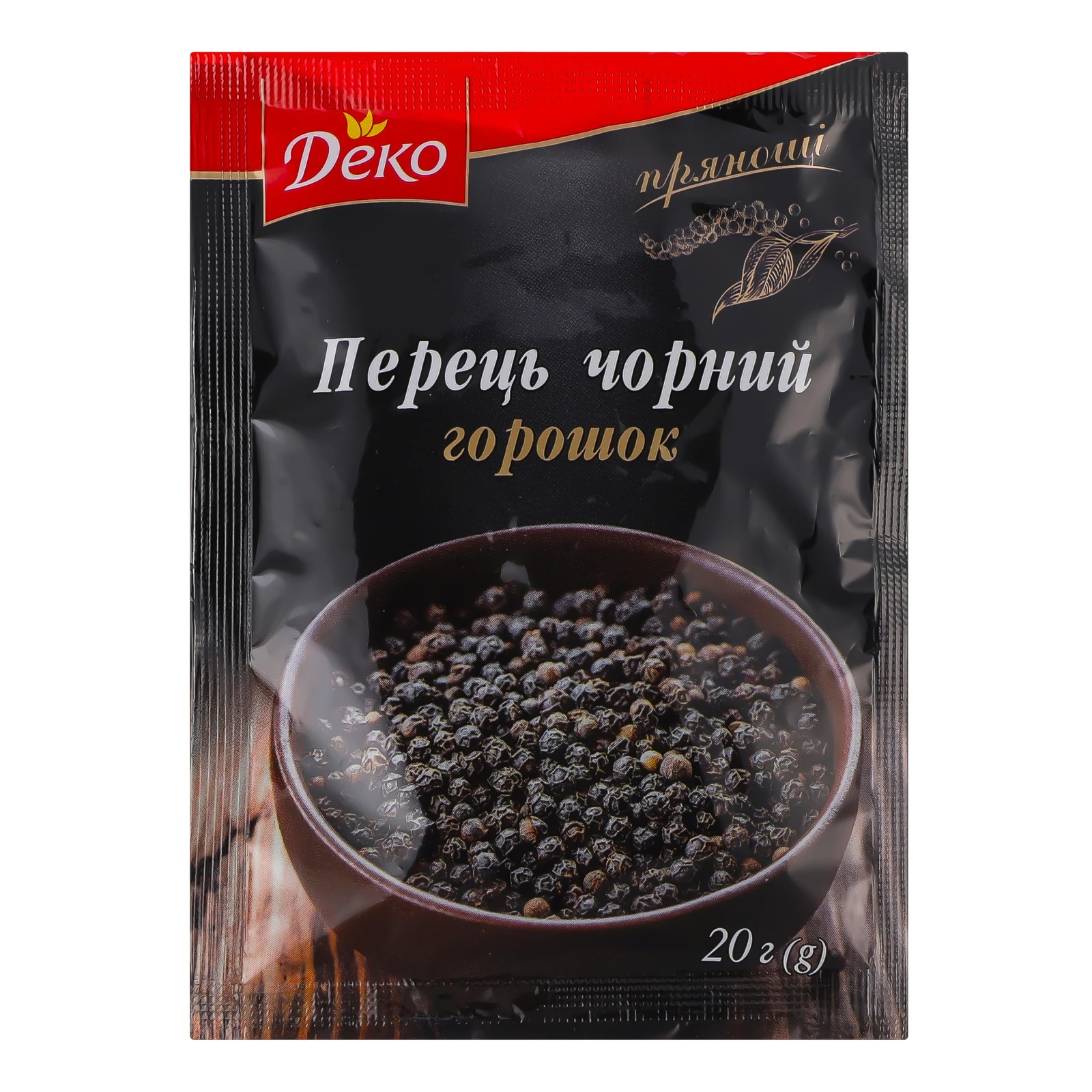 Перець чорний Деко горошок 20г Фото №:1