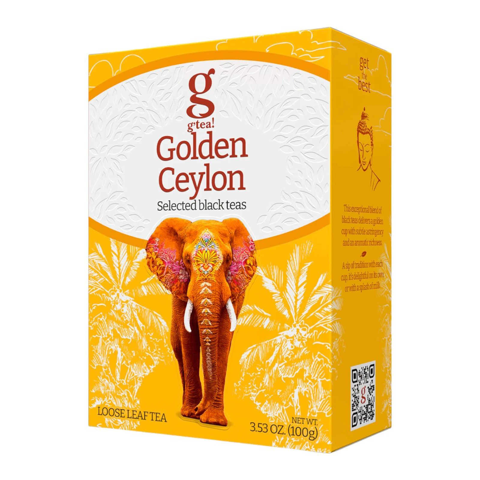 Чай G'tea! Golden Ceylon чорний байховий листовий 100г Фото №:1