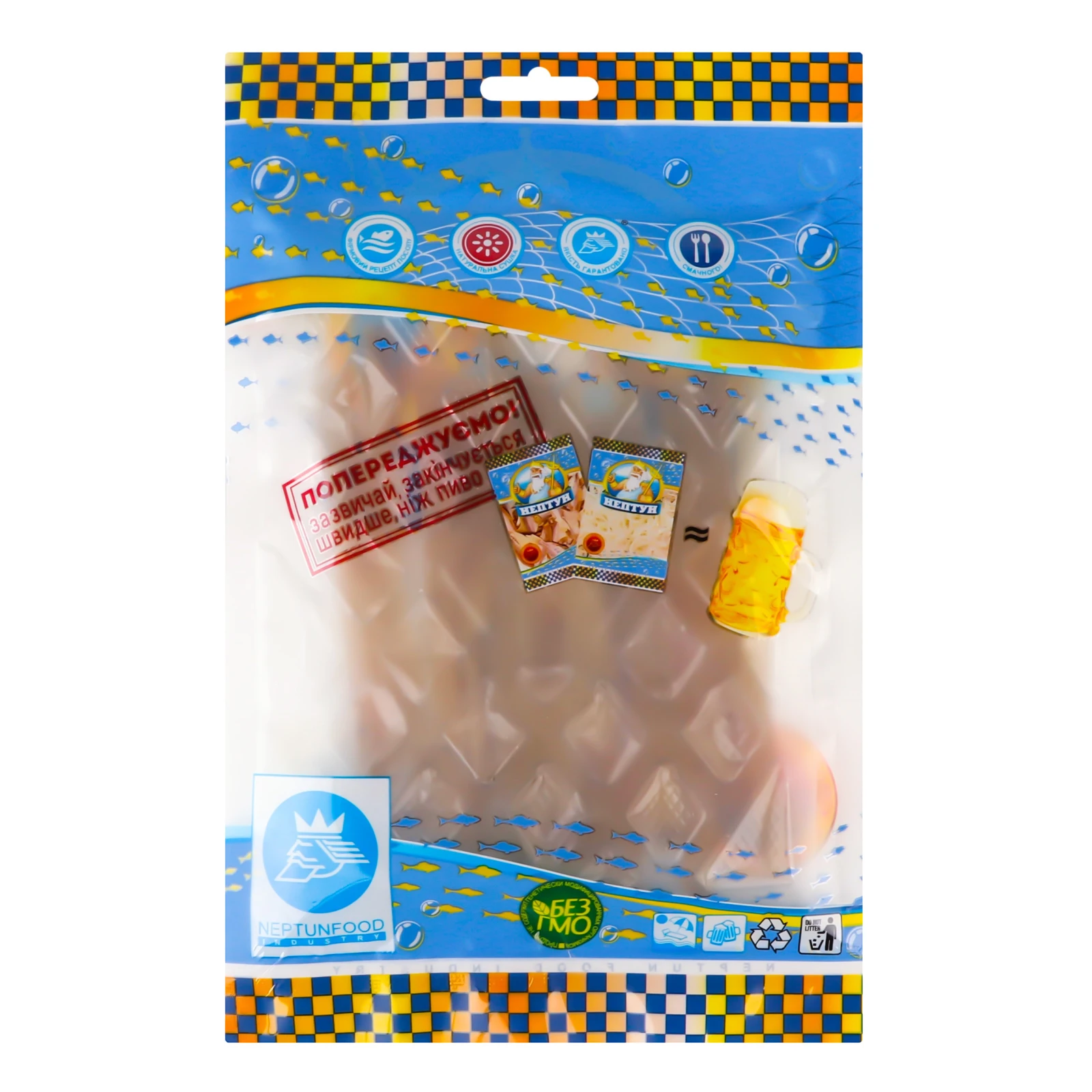 Тунець Нептун солоно-сушений 80г Фото №:2