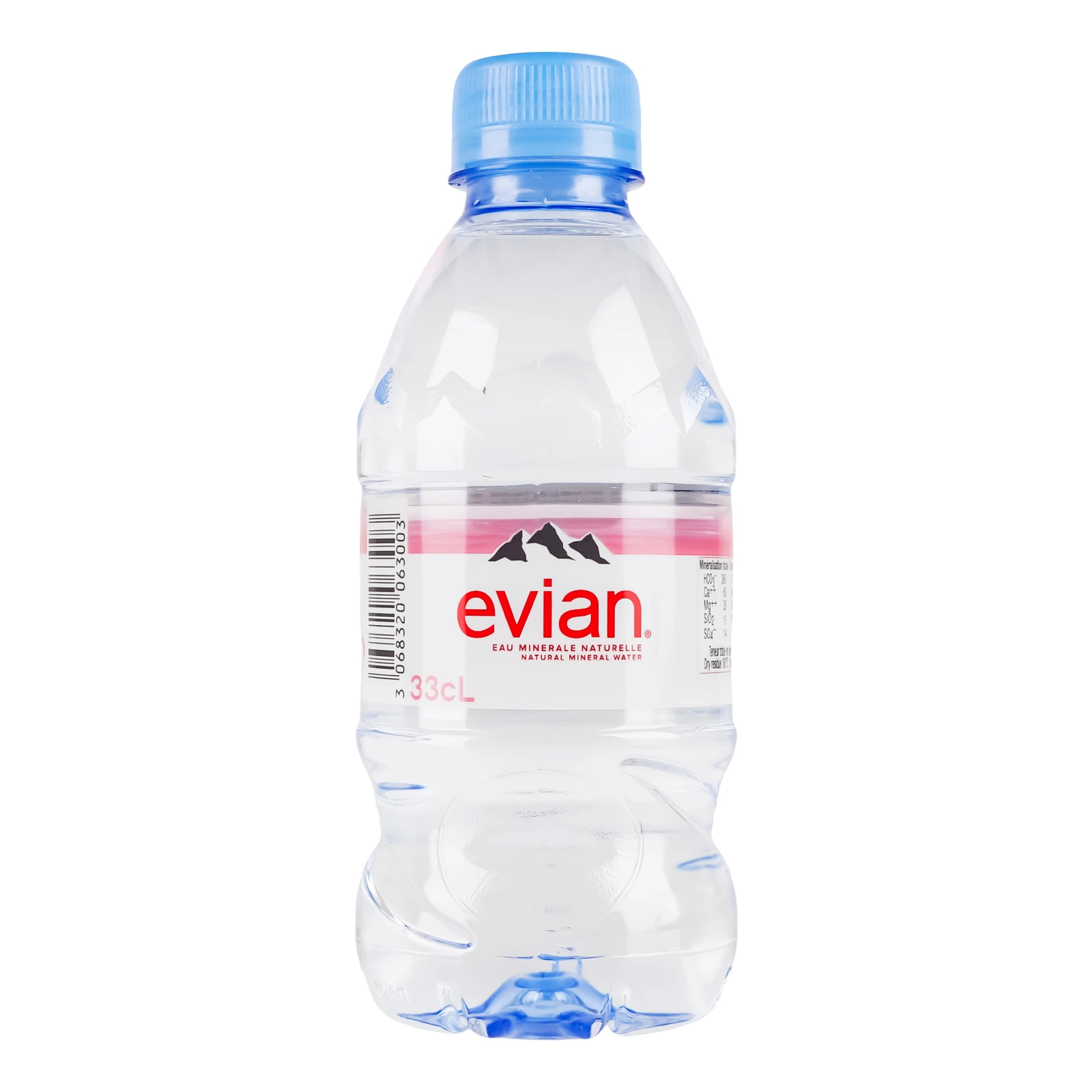 Вода мінеральна Evian негазована 330мл Фото навігації №:1