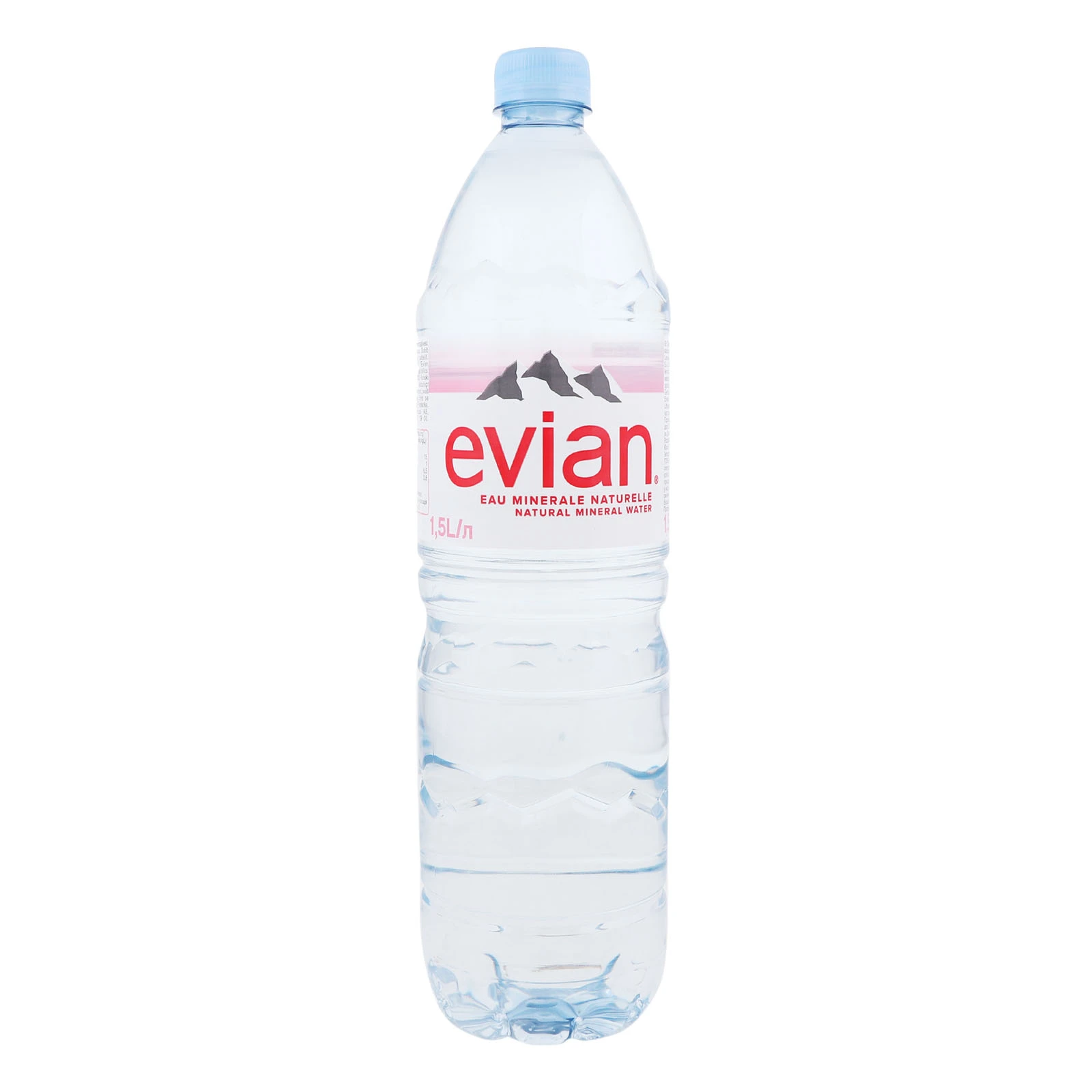 Вода Evian 1,5л н/газ