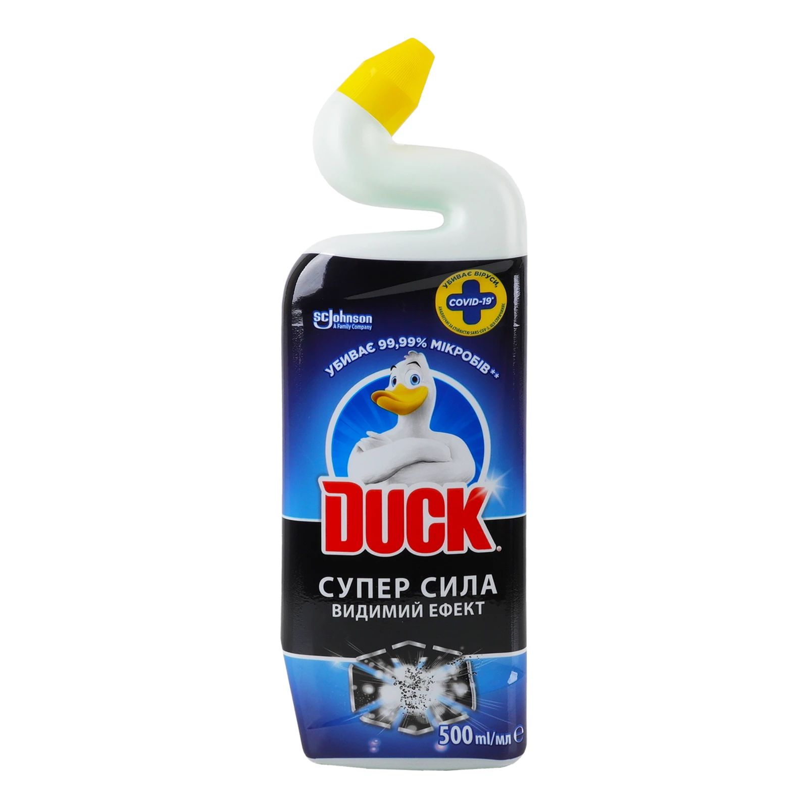 Засіб для унітаза Duck Супер сила Видимий ефект 500мл Фото навігації №:1