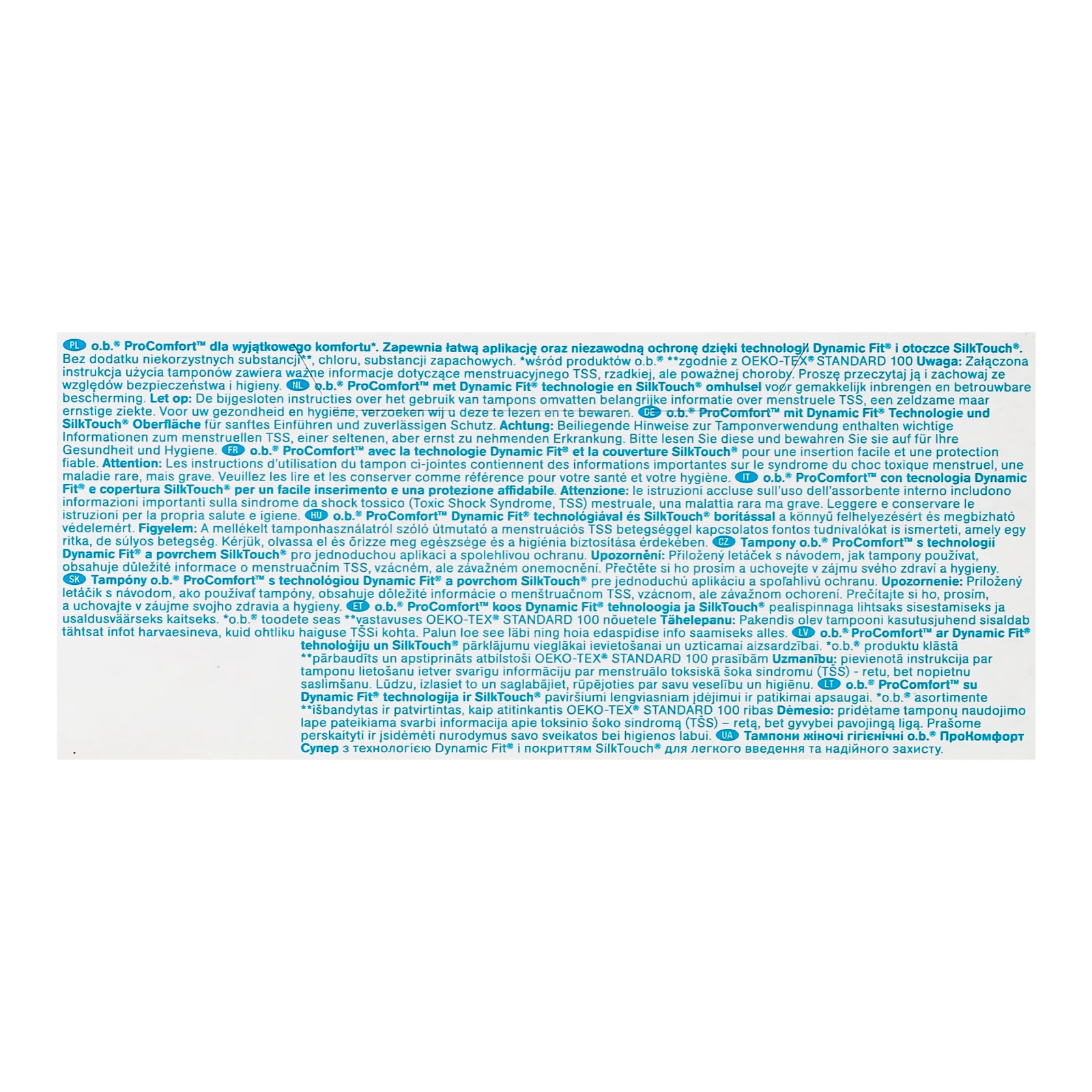 Тампони O.b. ProComfort Super 16шт Фото №:2