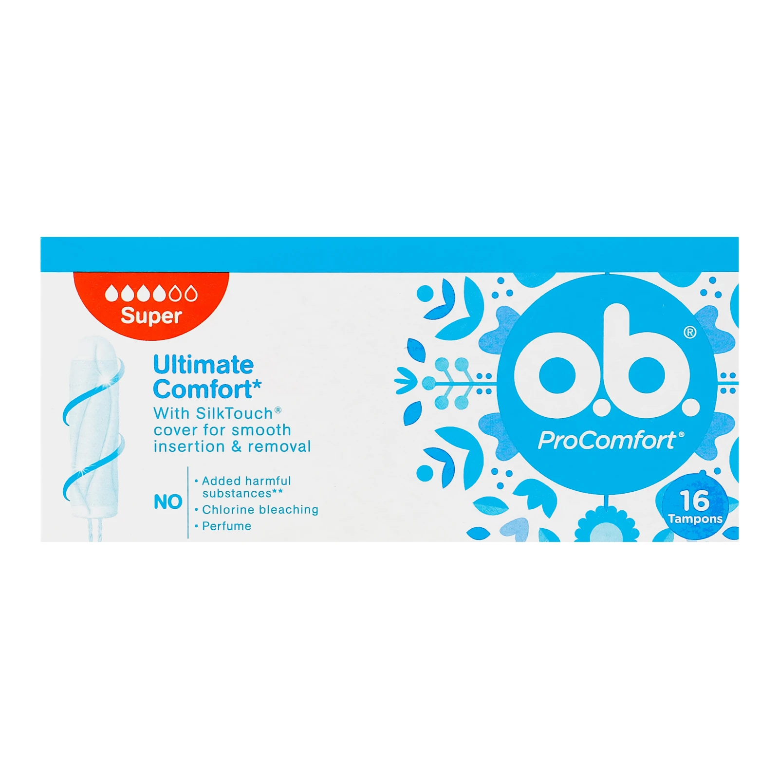 Тампони O.b. ProComfort Super 16шт Фото №:1