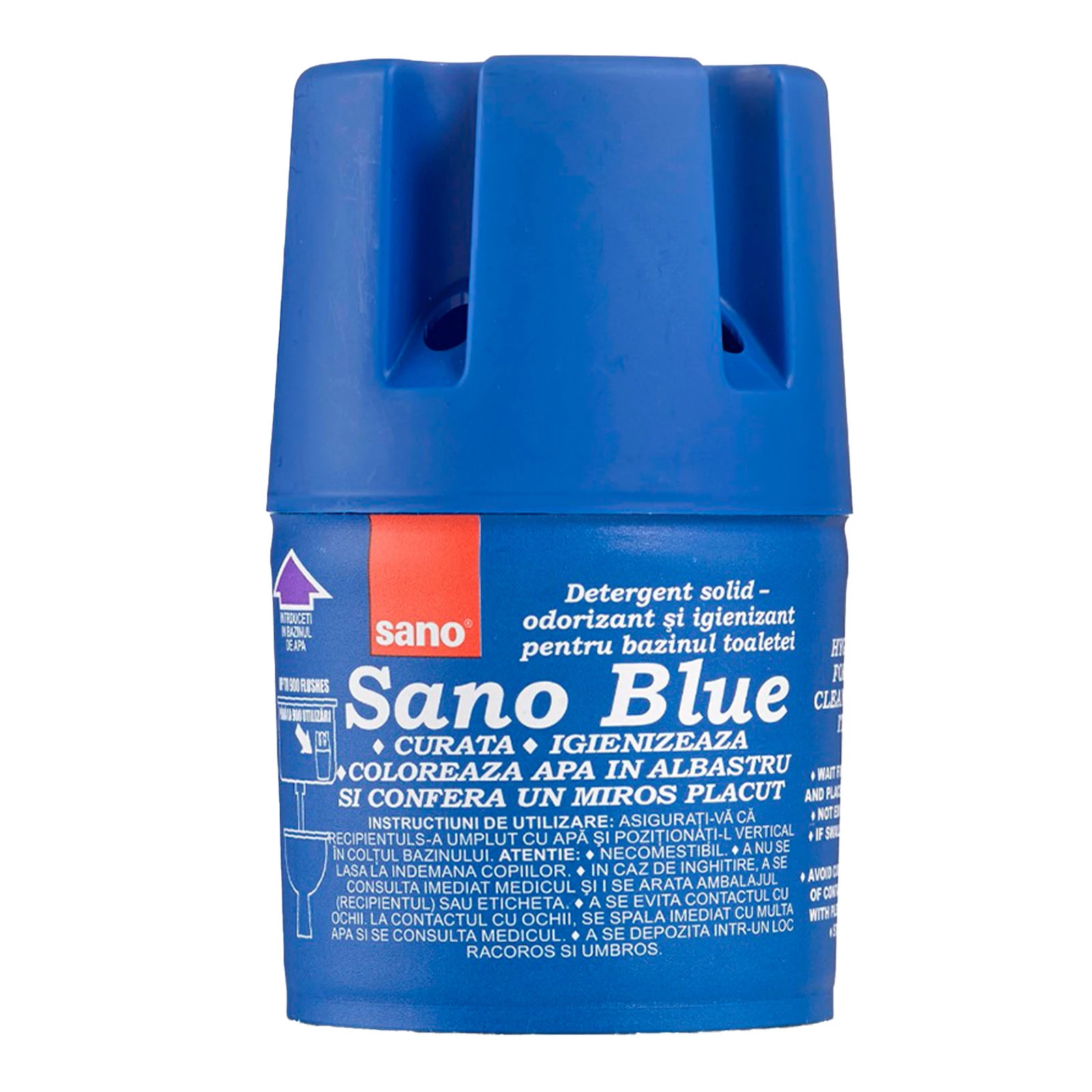 Засіб Sano 150г для миття і дезінфекціі унітаза Фото №:1