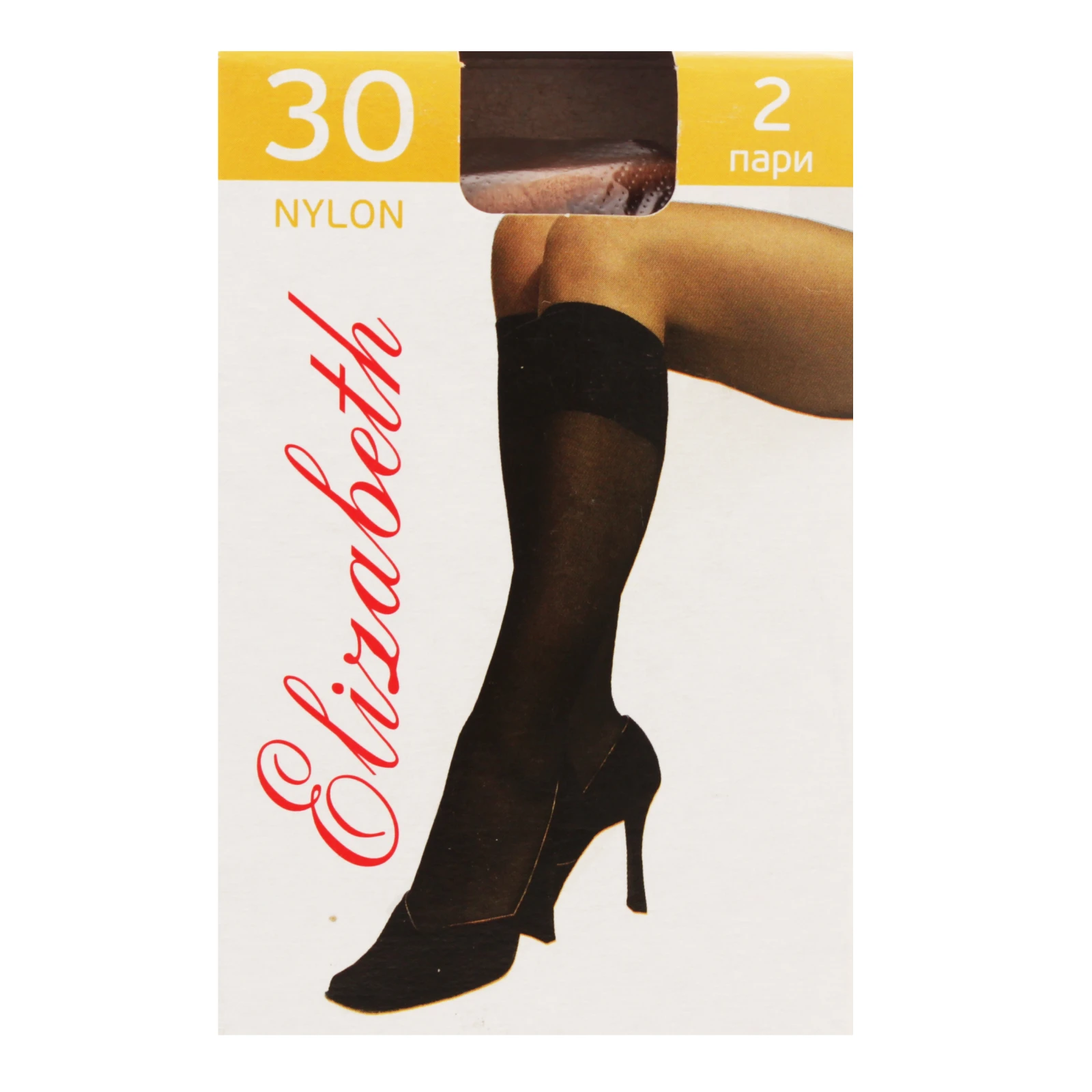 Гольфи Elizabeth жіночі 30den beige 2 пари/уп Фото №:1