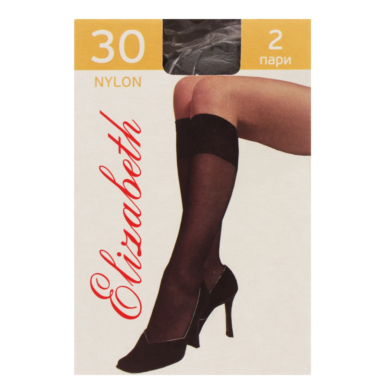 Гольфи Elizabeth жіночі 30den nero 2пари/уп Фото навігації №:1