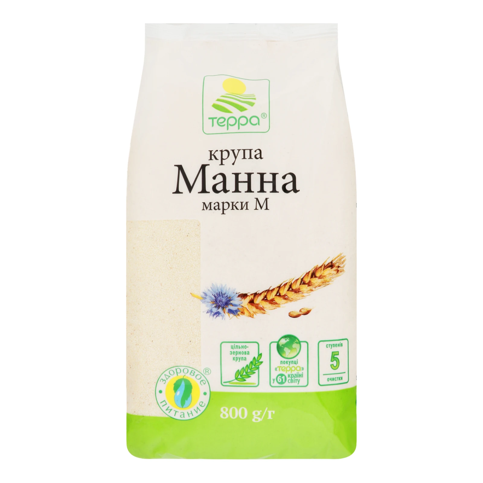 Крупа Терра 800г манна Фото №:1