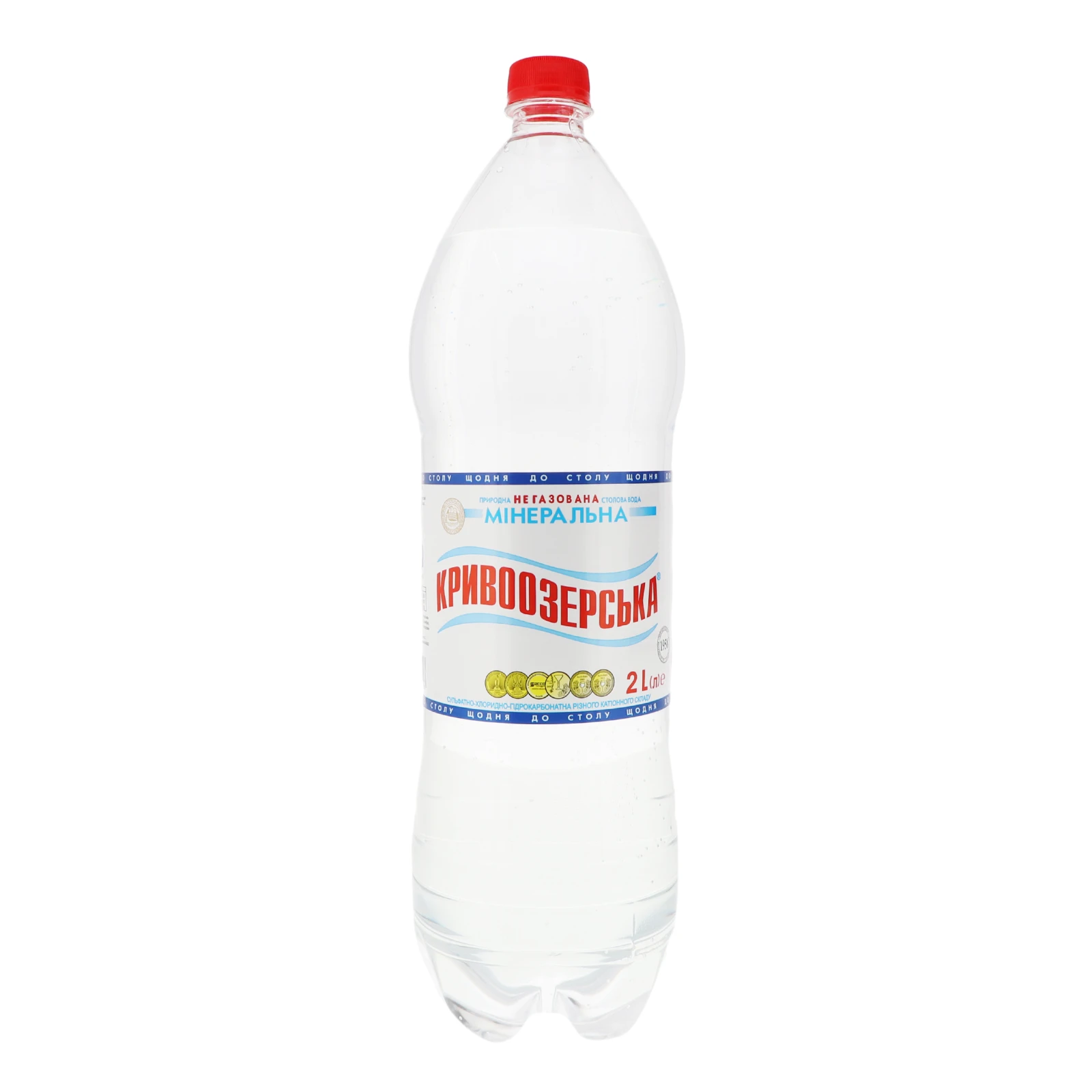 Вода мінеральна Кривоозерська природна столова негазована 2л Фото №:1