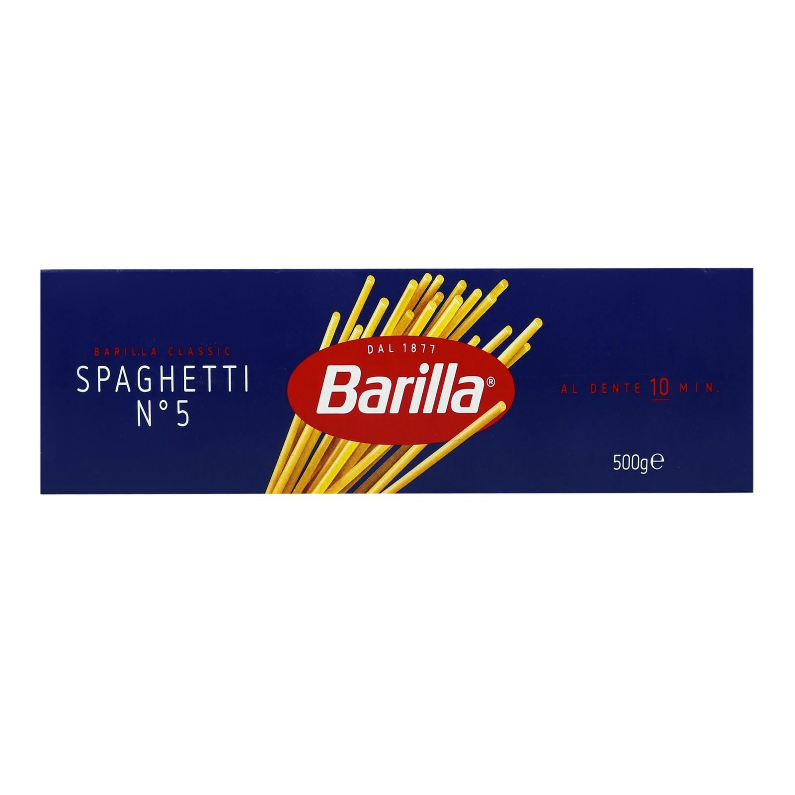 Макаронні вироби Barilla з твердих сортів пшениці Spaghetti №5 500г Фото №:1