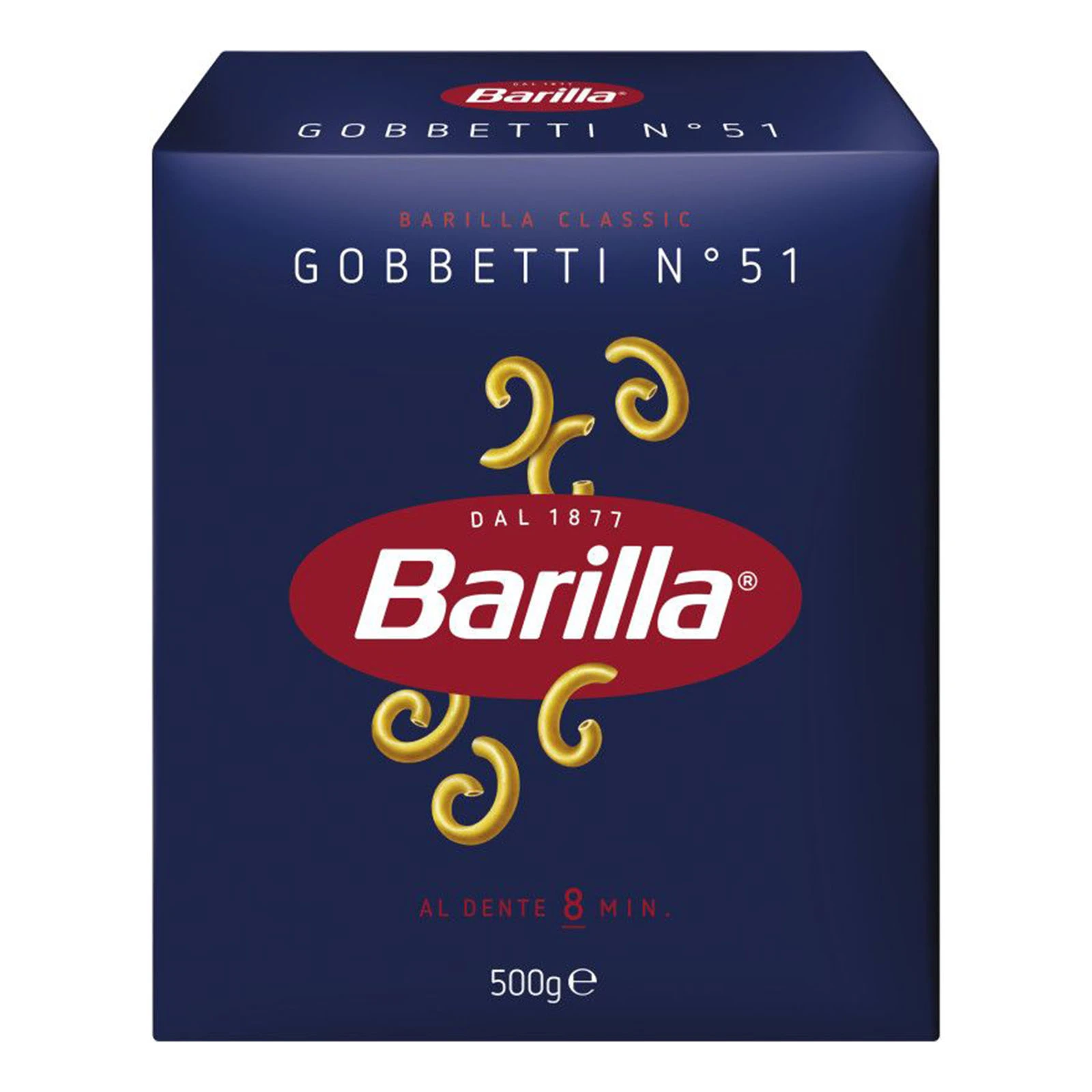 Макарони Barilla 500г Gobbetti Фото №:1