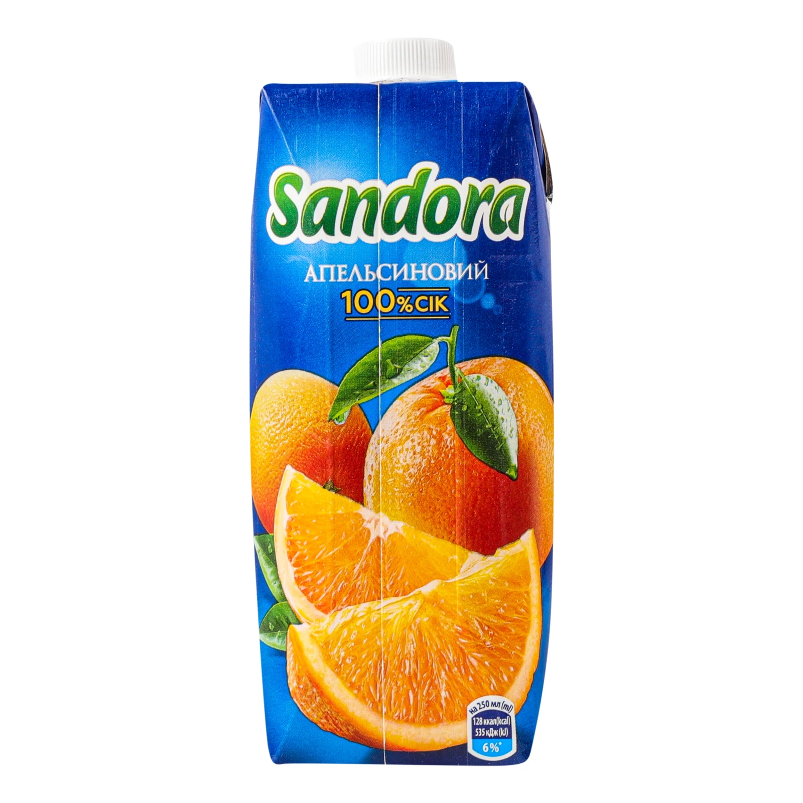 Сік Sandora відновлений неосвітлений пастеризований Апельсиновий 500мл Фото №:2