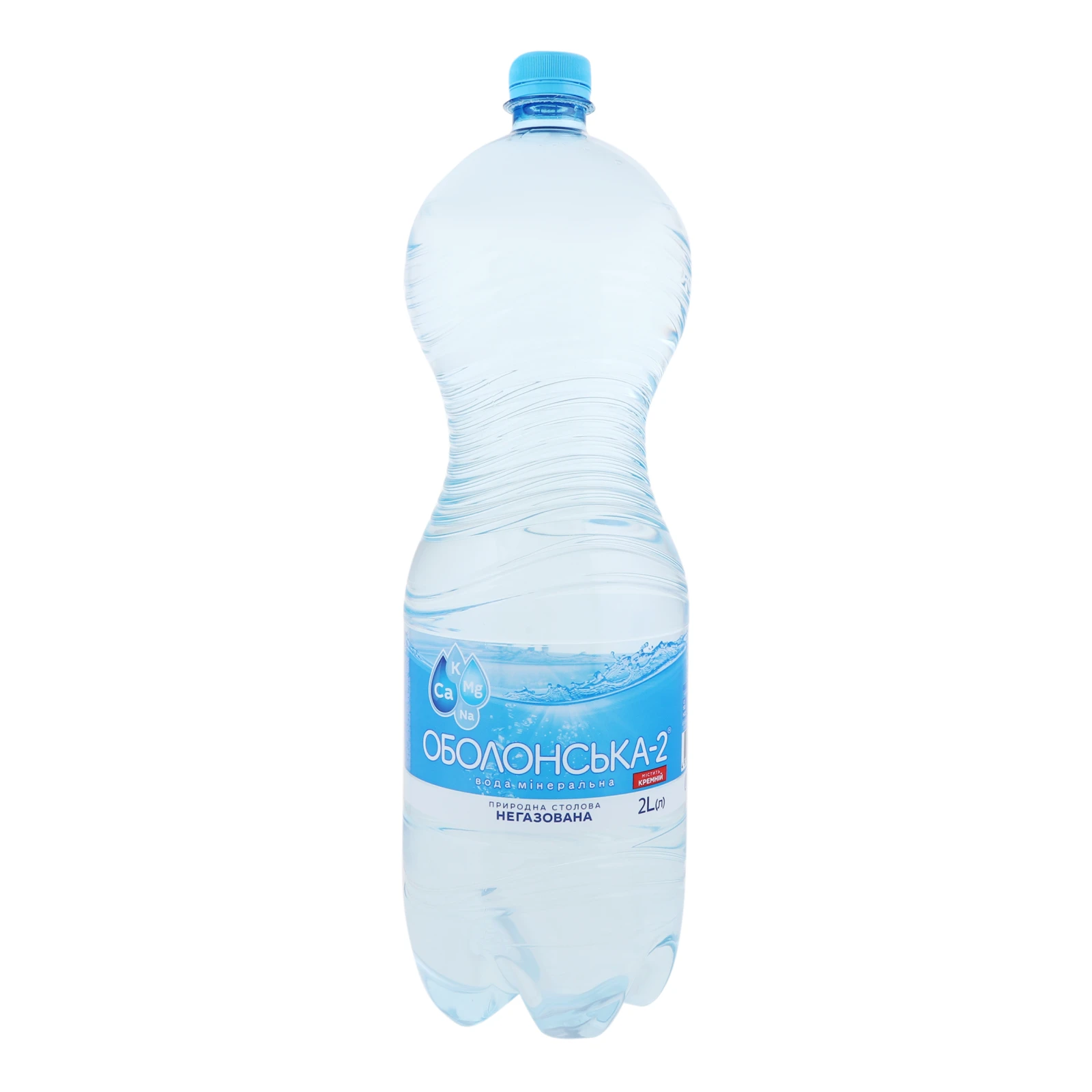 Вода мінеральна Оболонська-2 негазована 2л Фото №:1