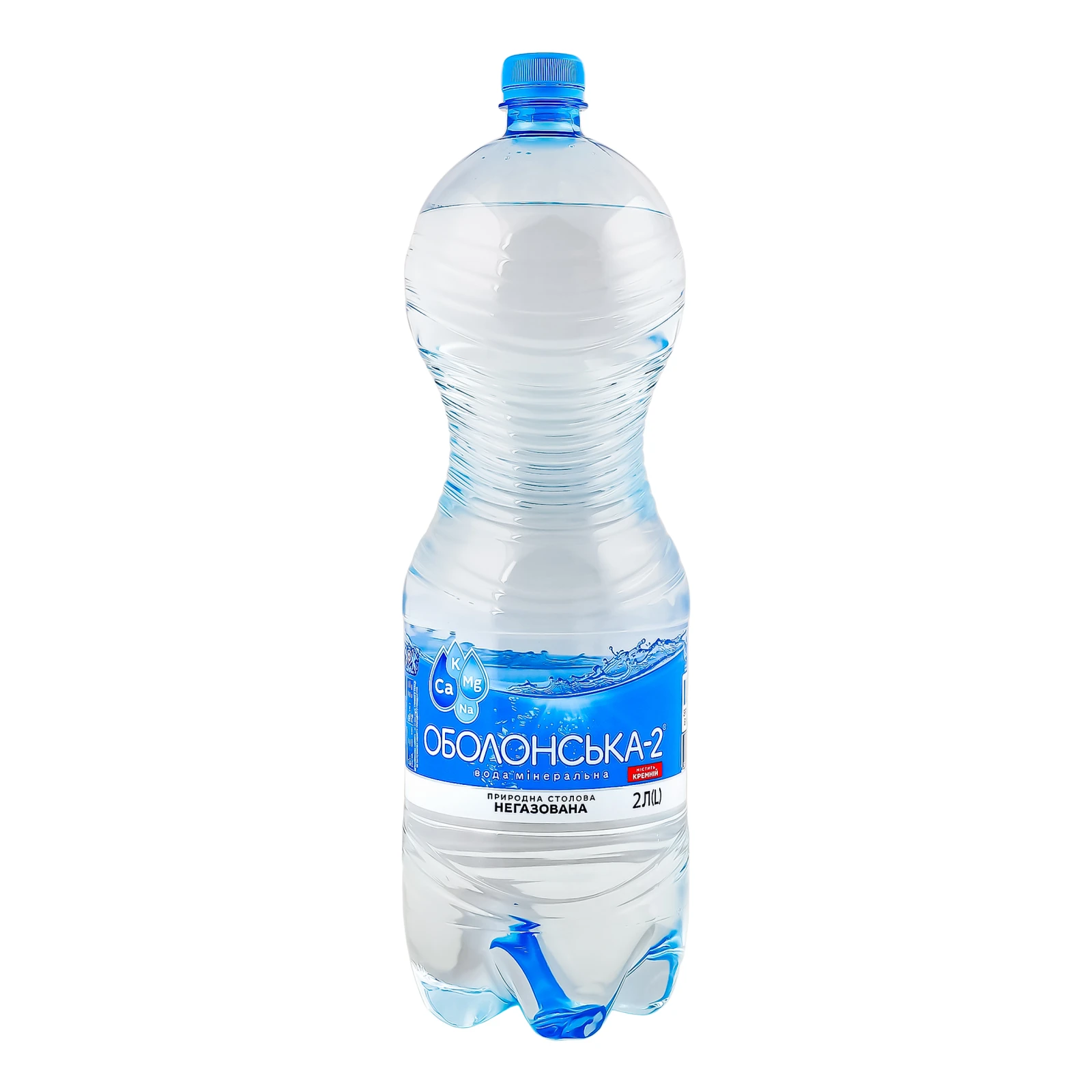 Вода мінеральна Оболонська-2 природна столова негазована 2л Фото №:1