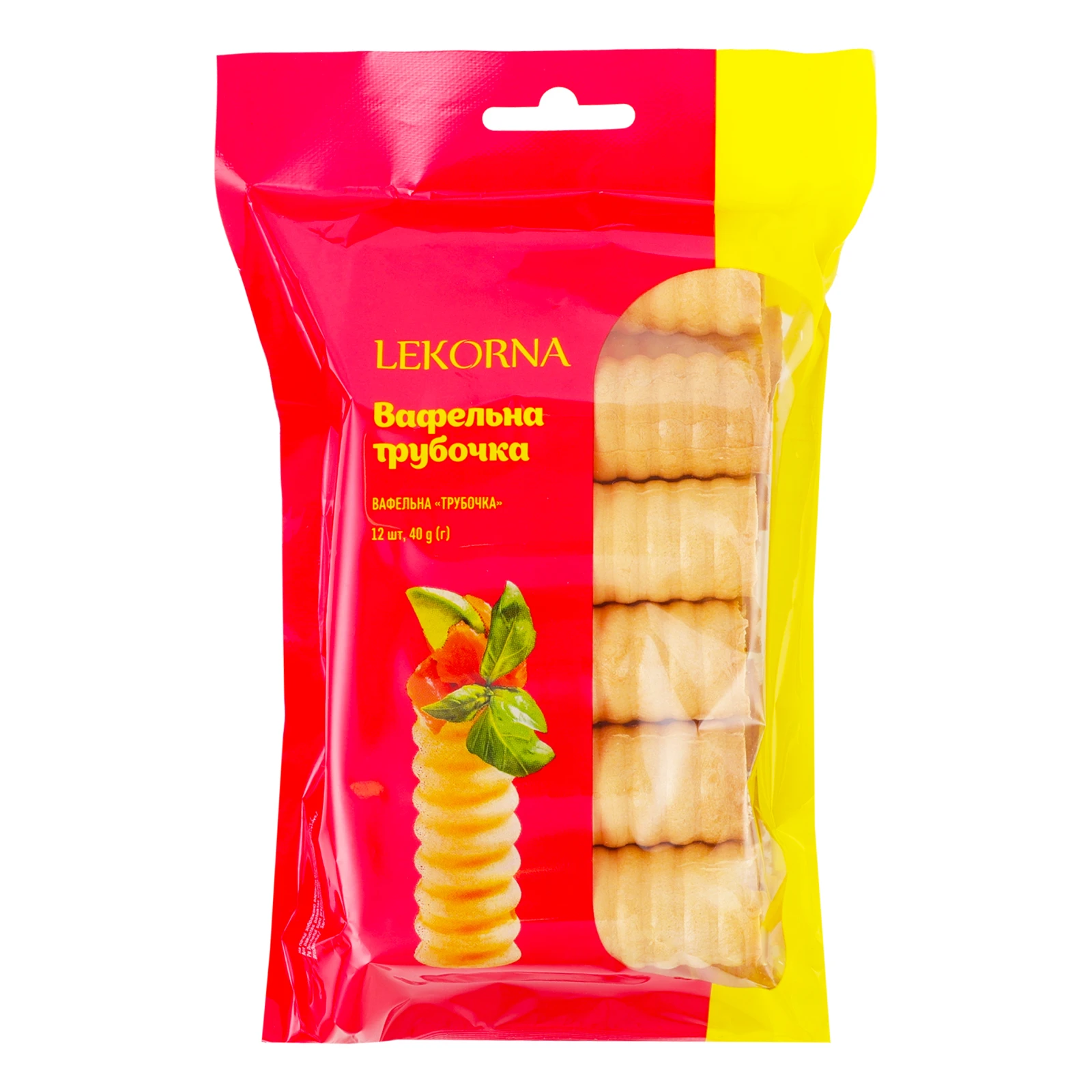 Трубочка Lekorna вафельна 40г Фото №:1