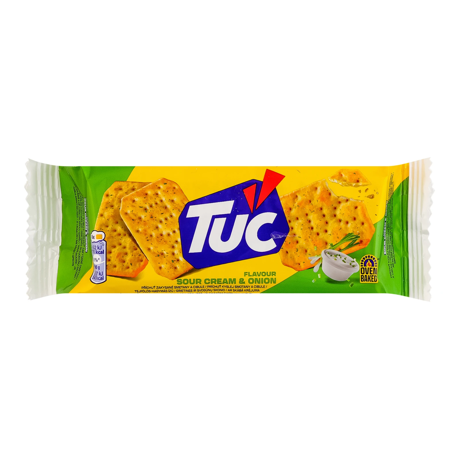 Крекер Tuc солоний зі смаком Сметана та цибуля 100г