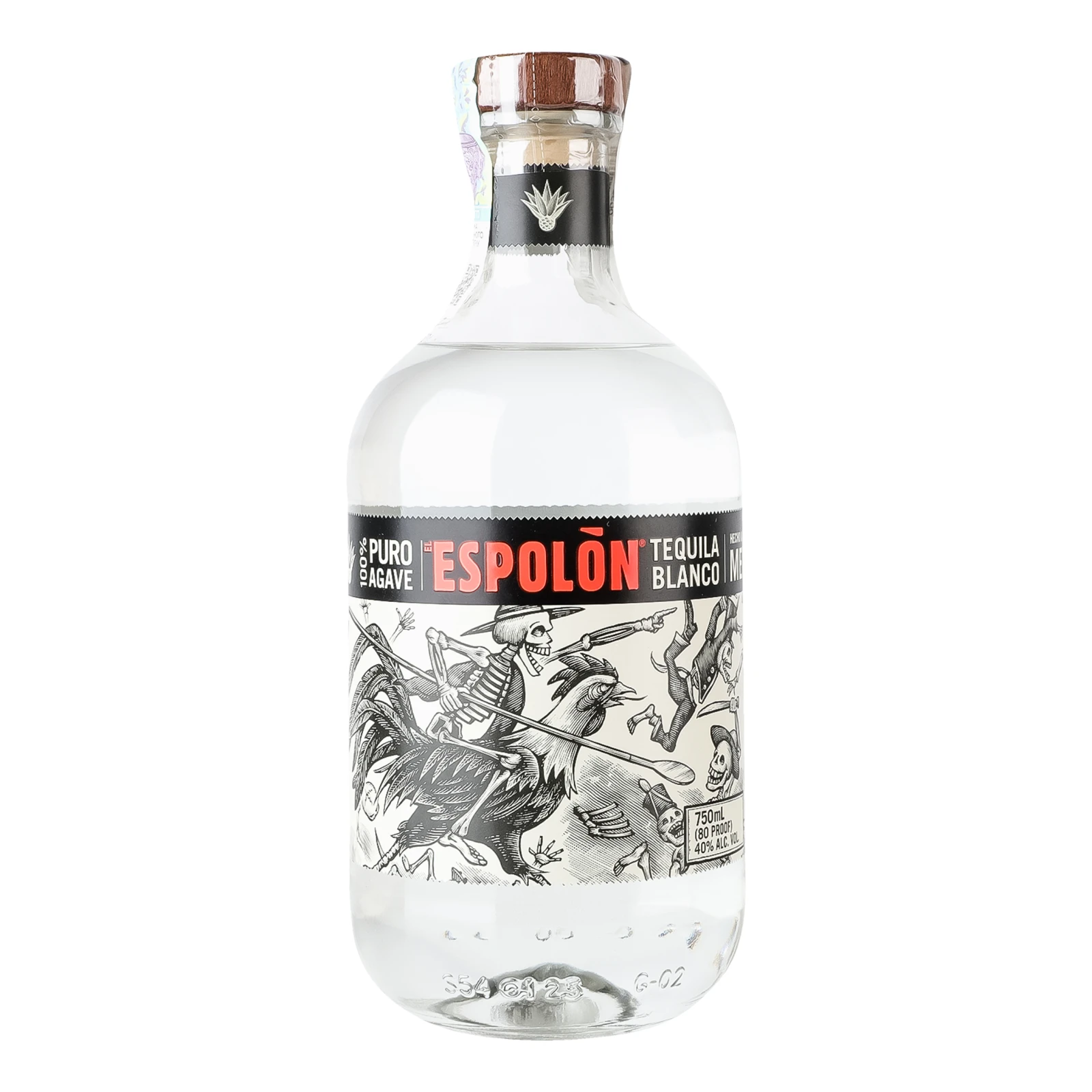 Текіла Espolon Blue agave Blanco 40% 0.75л