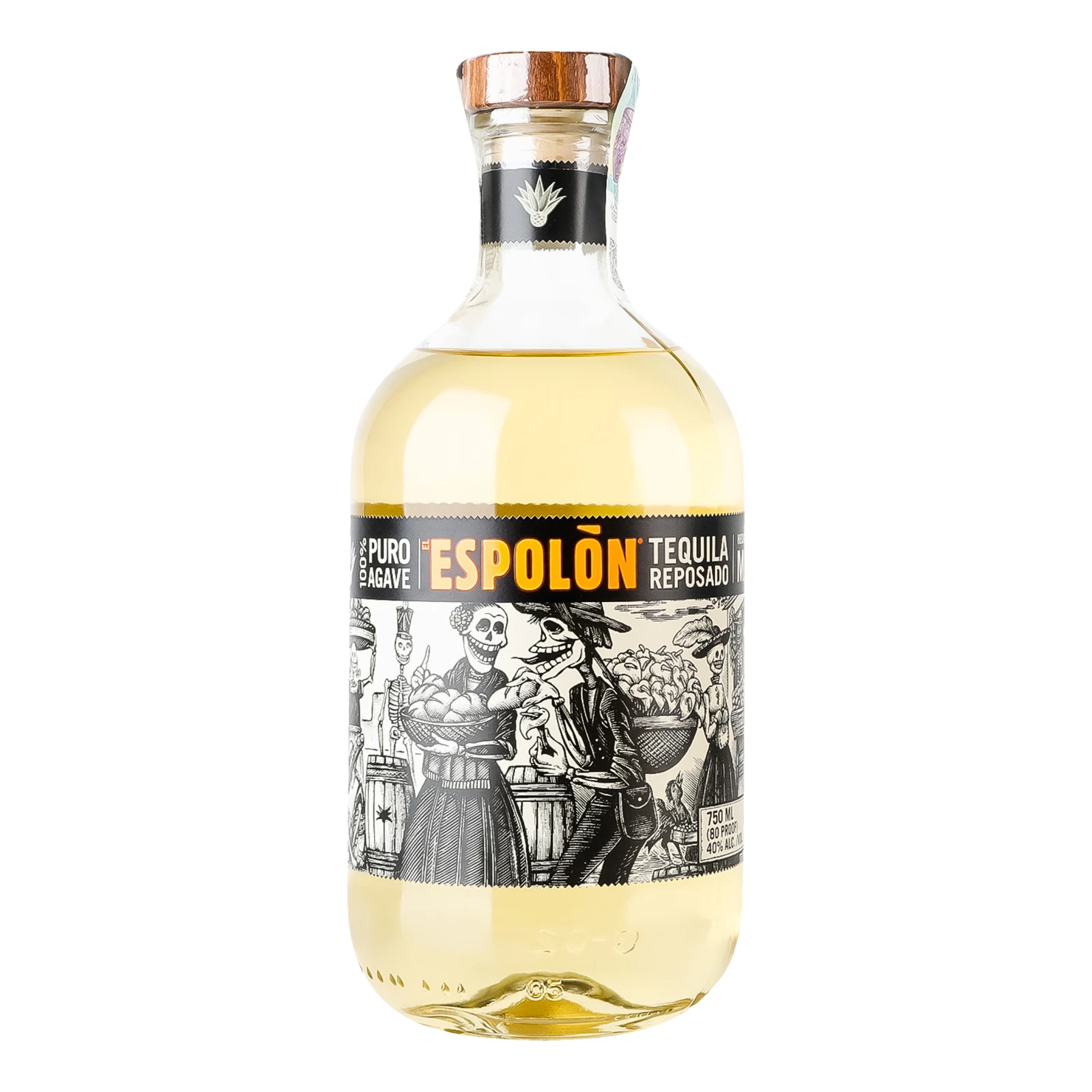 Текіла Espolon Blue agave Reposado 40% 0.75л