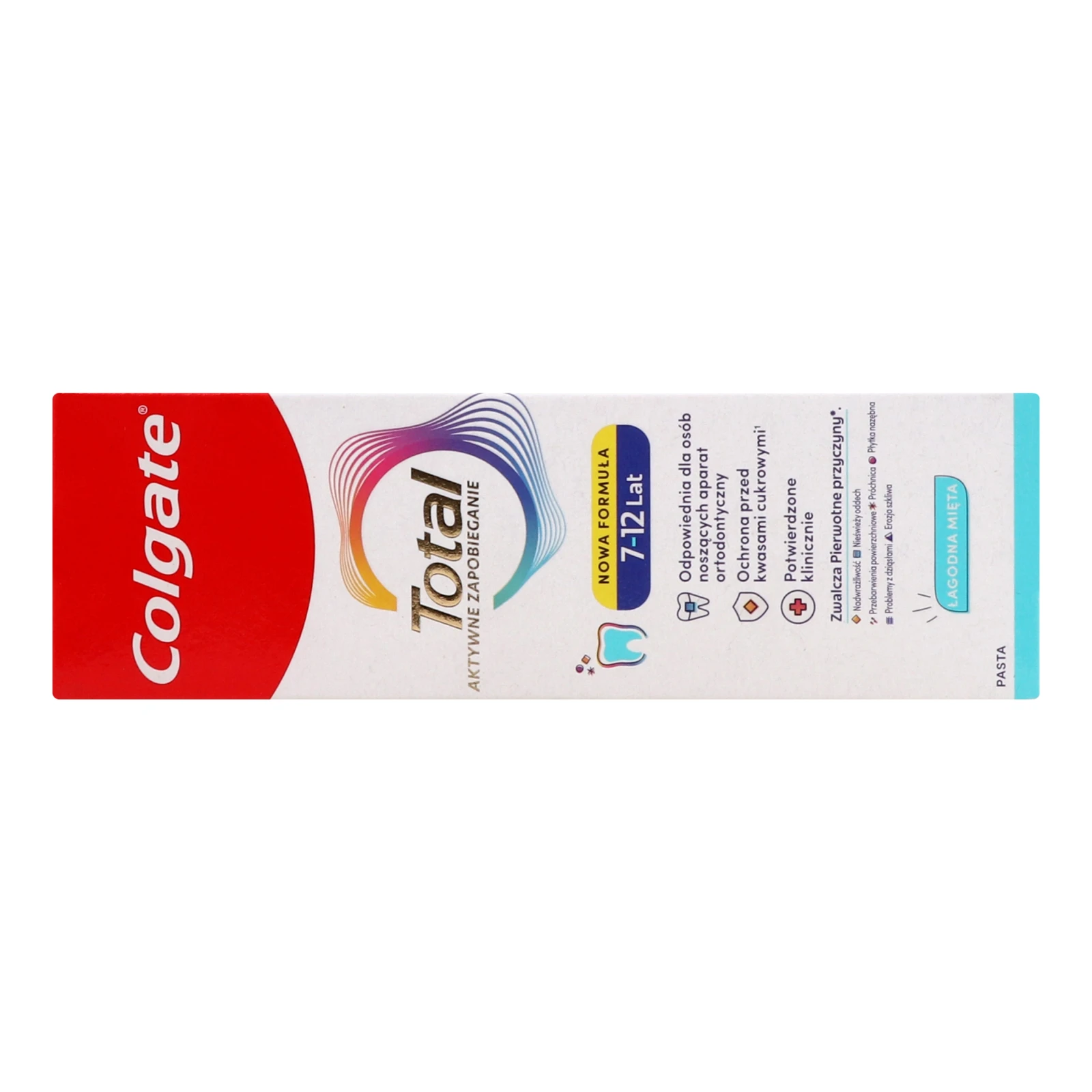 Паста зубна Colgate Total Junior для дітей від 7-ми до 12-ти років 50мл Фото №:2