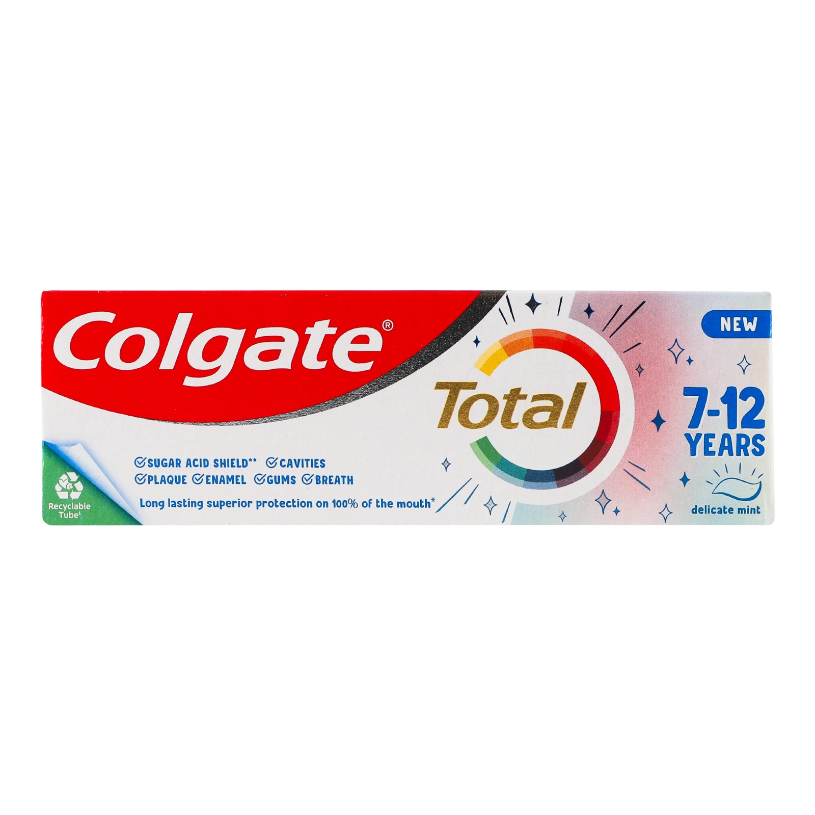 Паста зубна Colgate Total Junior для дітей від 7-ми до 12-ти років 50мл Фото навігації №:1