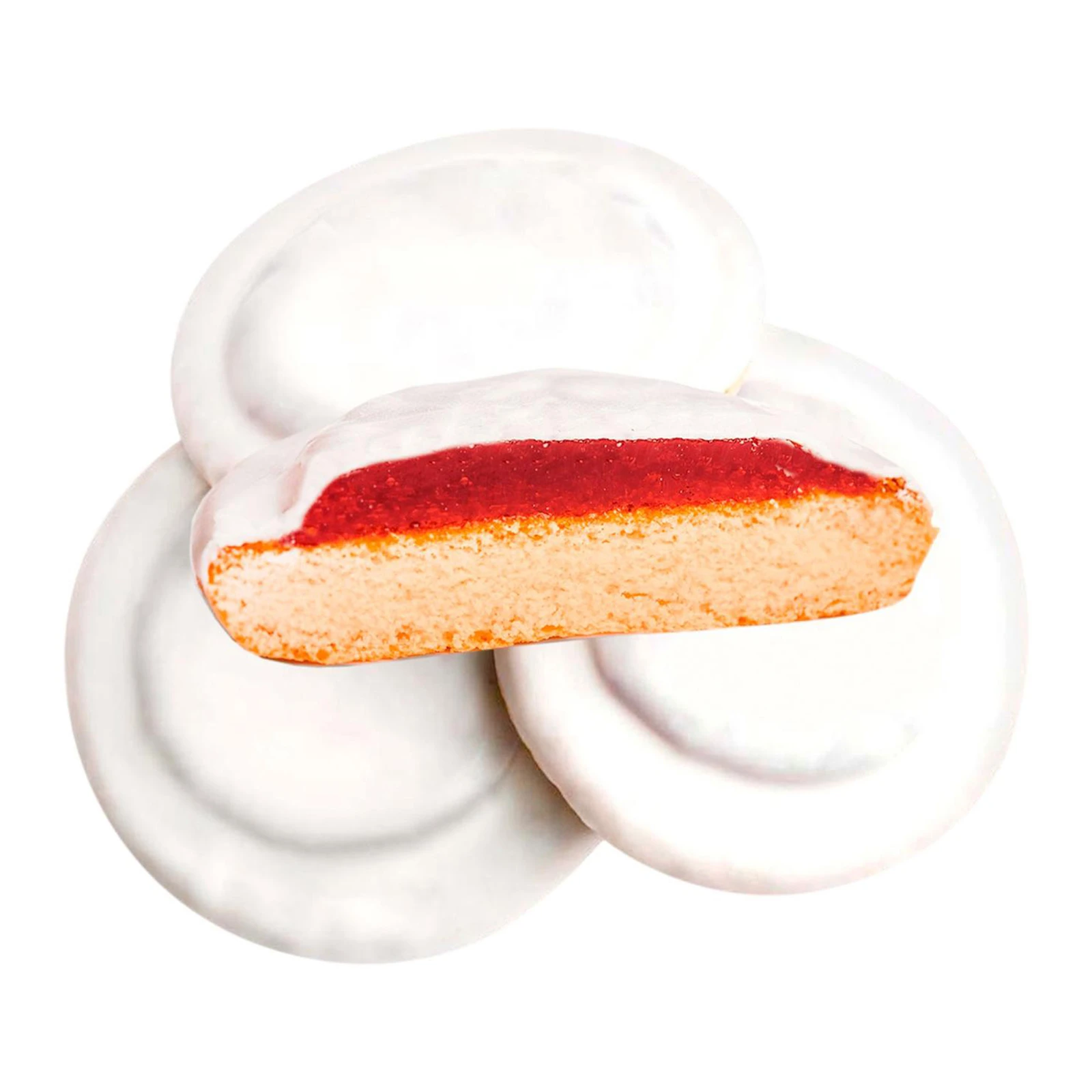 Печиво Delicia здобне збивне у молочній глазурі зі смаком вишні Фото №:2