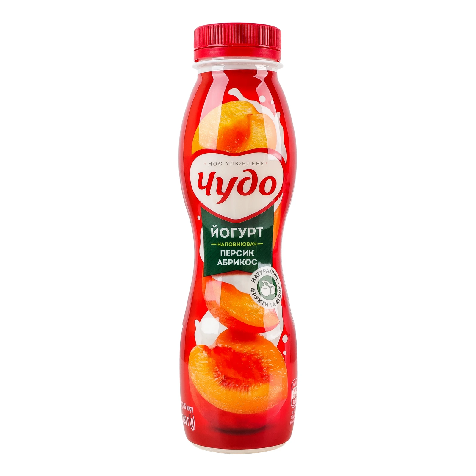 Йогурт Чудо Персик-абрикос 2.5% 260г
